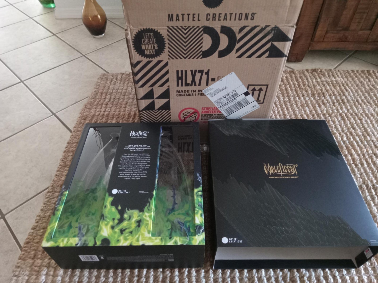 MATTEL DARKNESS DESCENDS SERIES – DISNEY MALEFICENT DOLL -NIB-#HLX71 – 2023