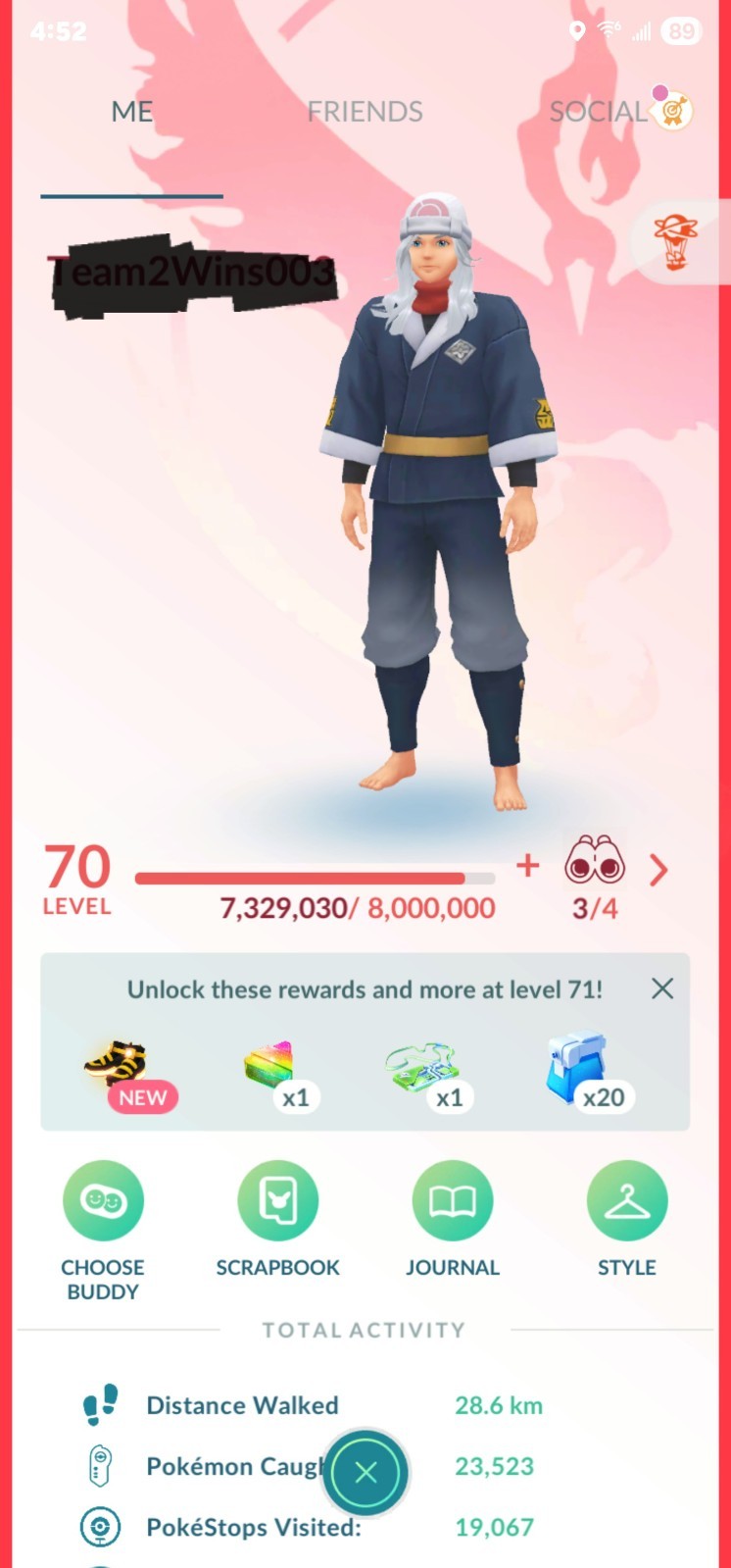 Pokémon GO Level 70 Game Account with Shiny Legendary Pokémon & High Inventory