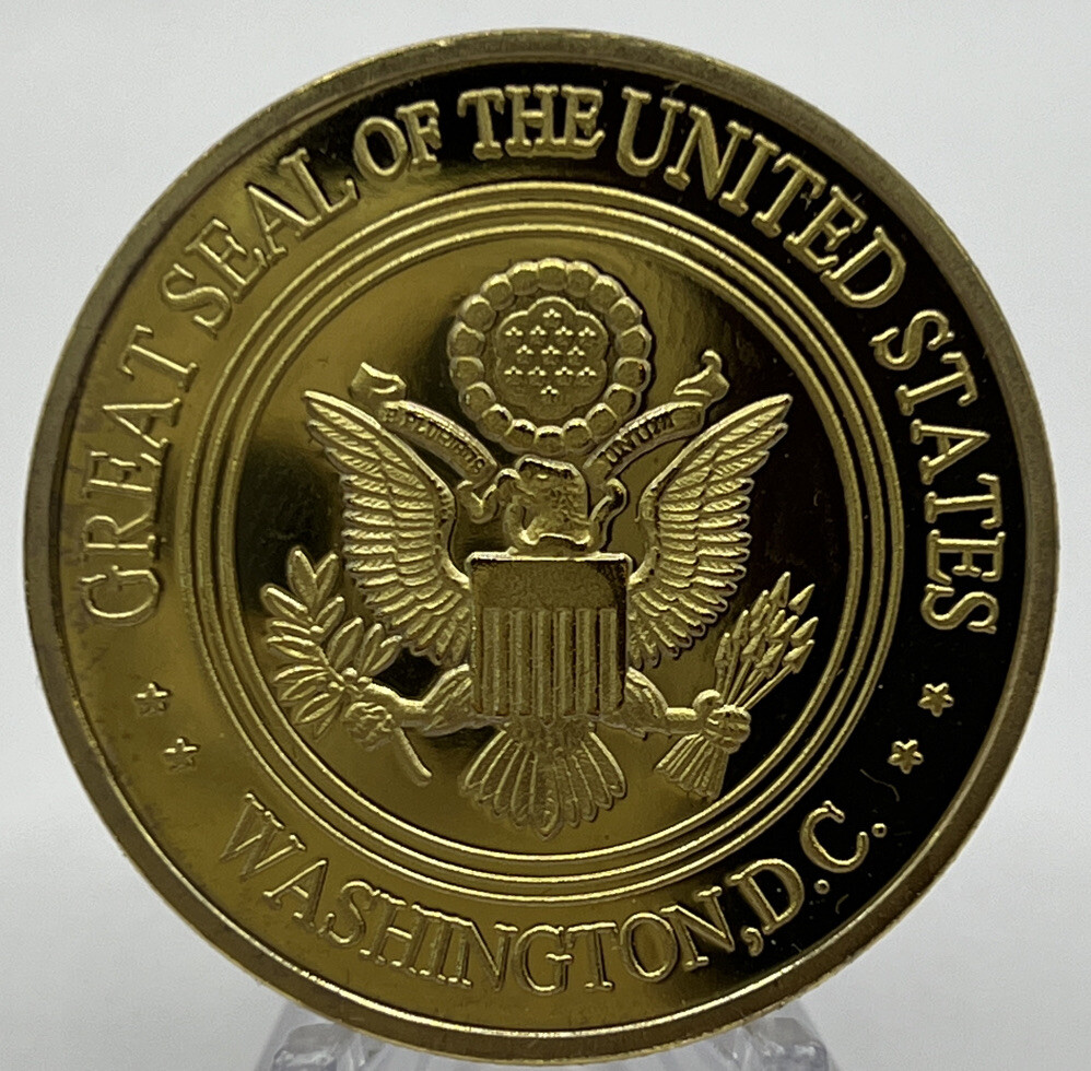 * United States Marshal Challenge Coin Dept Of Justice Comes In Clear Capsule