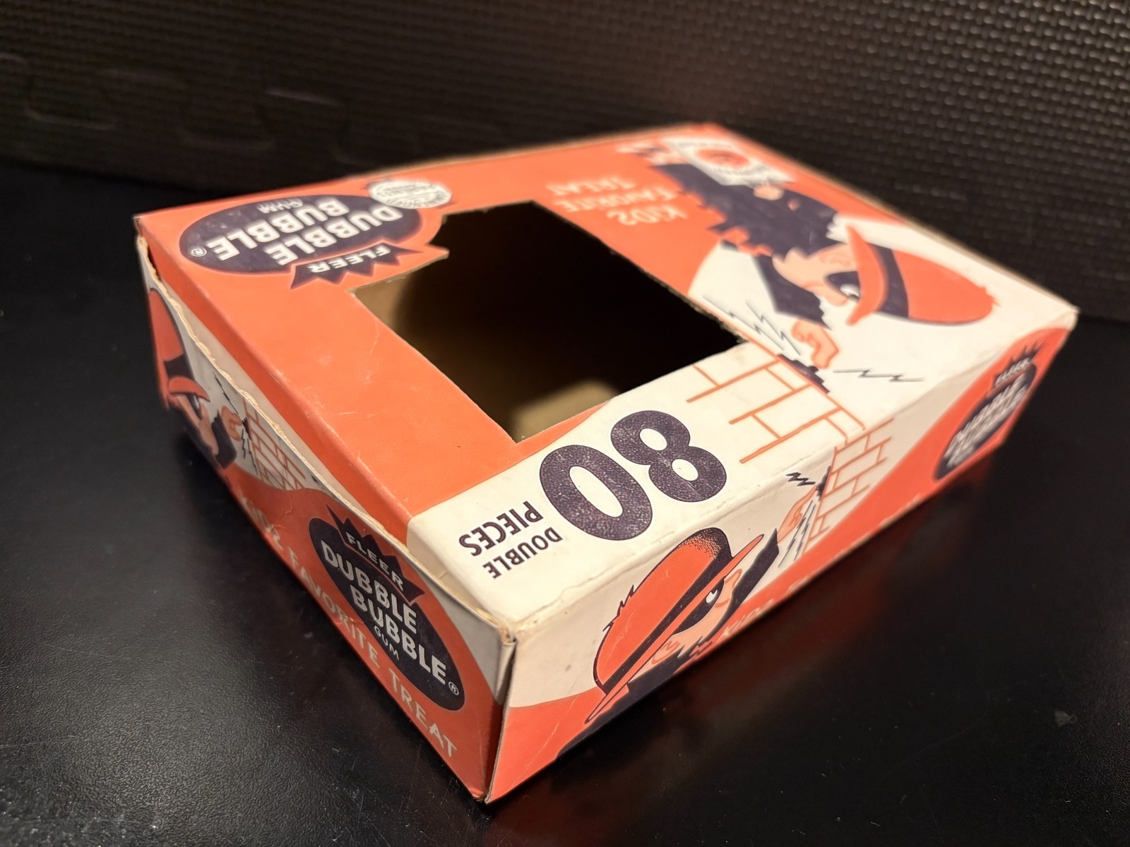 1950’s Dubble Bubble (Halloween, matte/light aged) – Empty custom design box