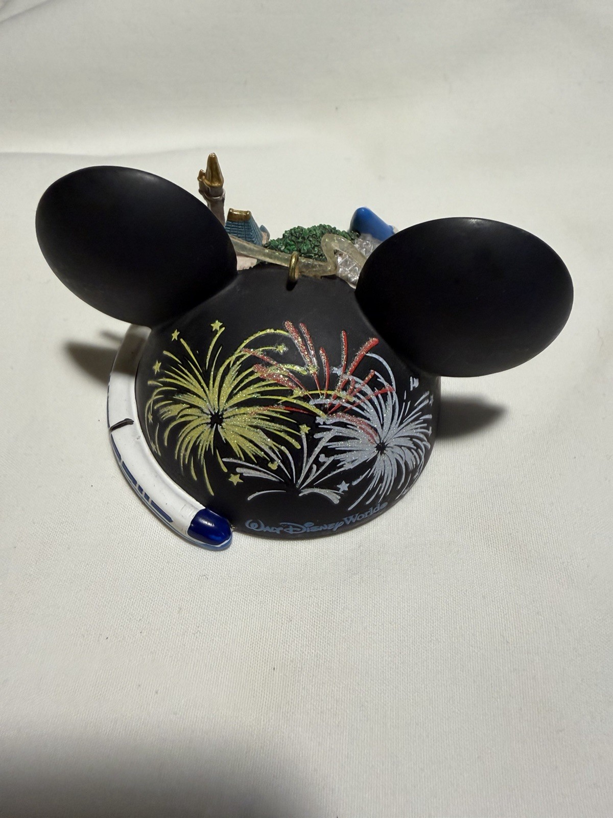 Walt Disney World Four Parks One World Mickey Ear Hat Ornament