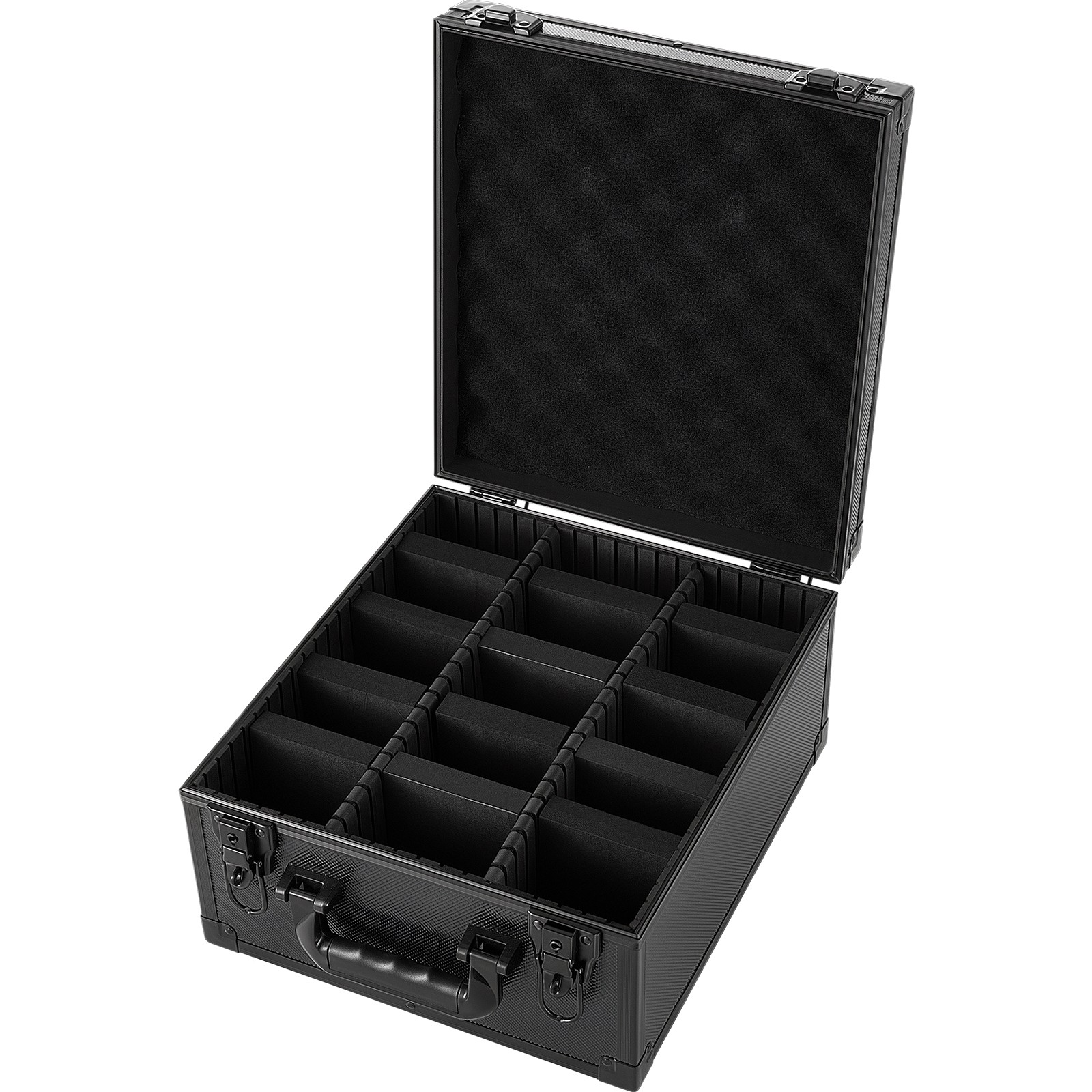 VEVOR Graded Card Case 3 Row 150 PSA Slab Storage Box with Lock Key 12 Dividers