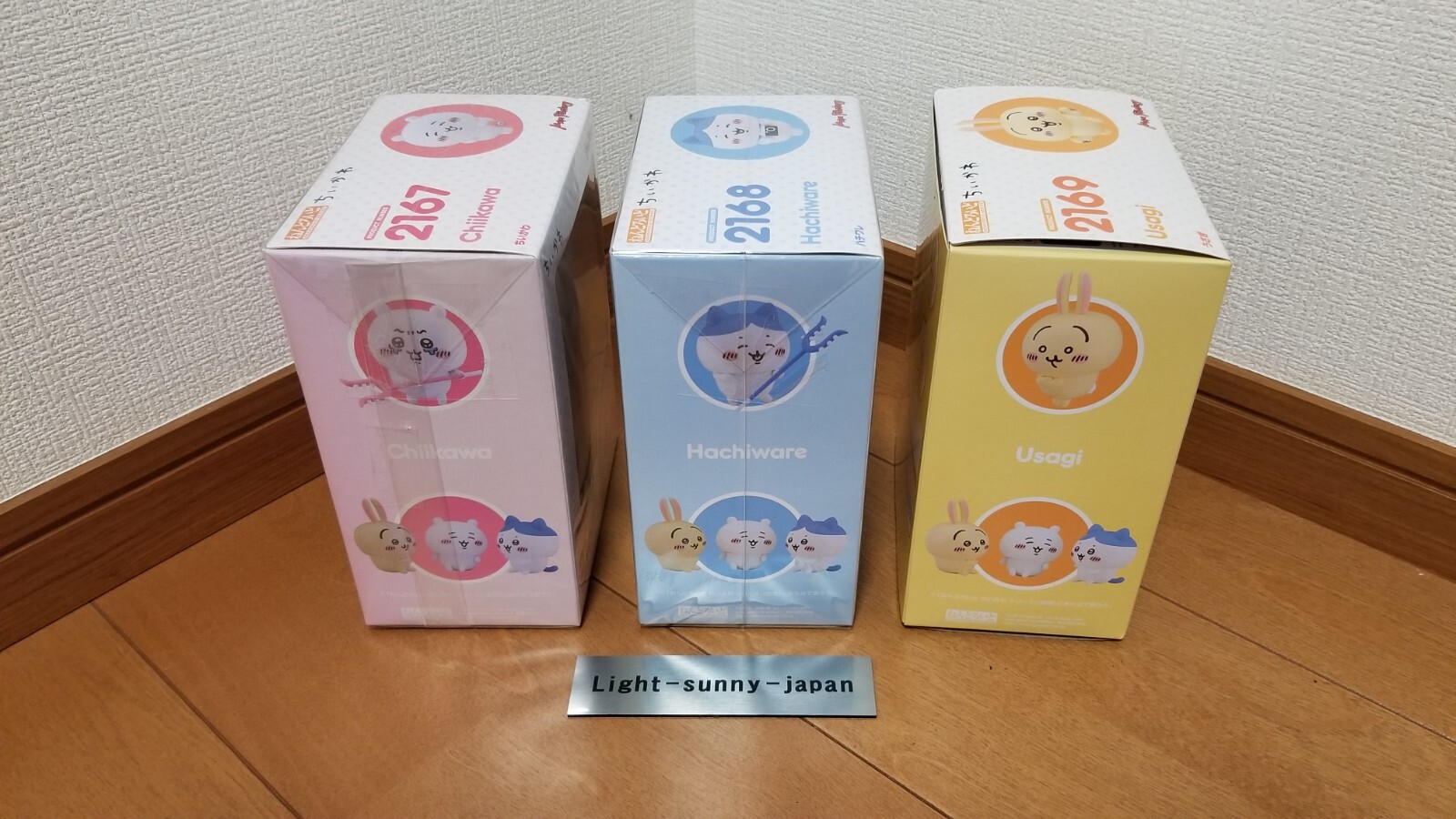 Nendoroid Chiikawa Hachiware Usagi Set of 3 Figure Good Smile Company Used Japan