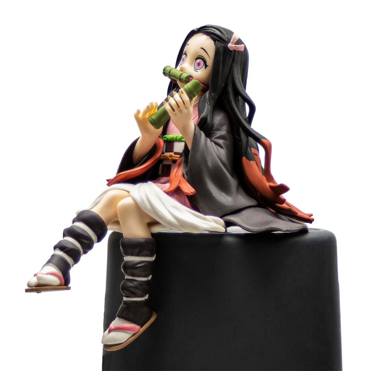 New Demon Anime Slayer statue Perching Noodle Stopper Action Figure Toy Nezuko