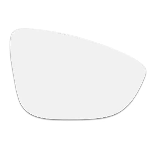 Right Passenger Side Mirror Glass W/Adhesive for Volkswagen CC 2009-2017 for