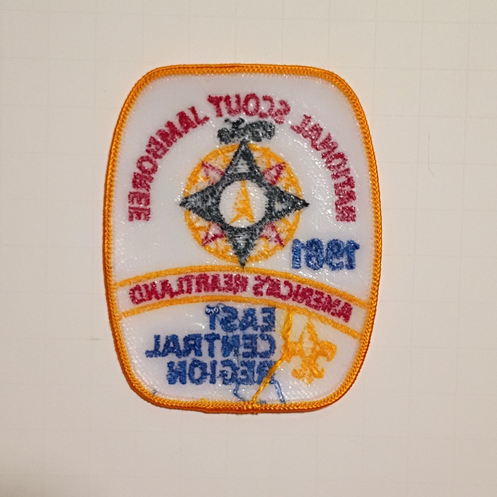 Boy Scouts National Scout Jamboree 1981 East Central Region Patch Single Unit