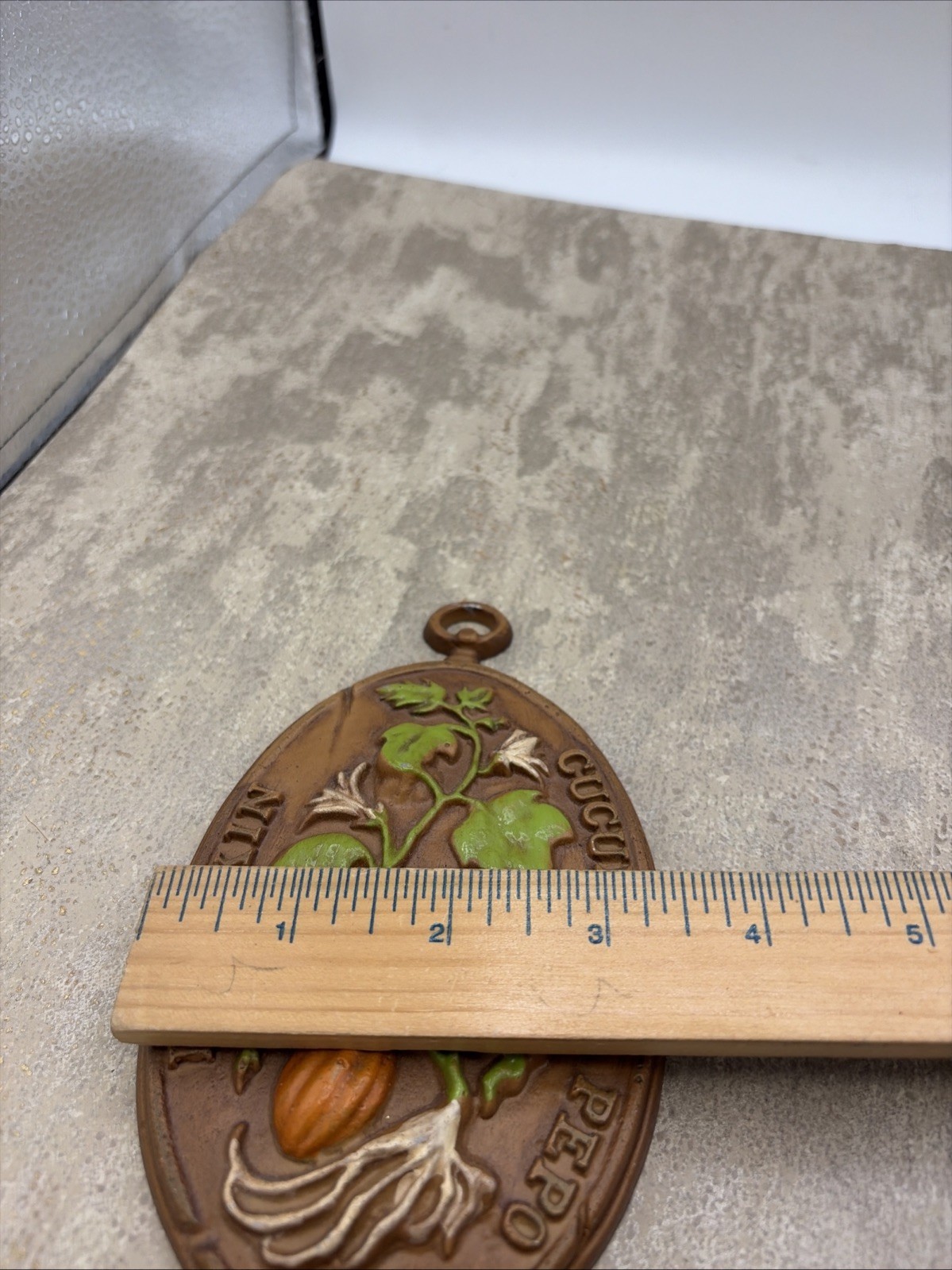 VINTAGE RARE Midwest Importers of Cannon Falls Pumpkin Cucurbita Pepo Wall Deco