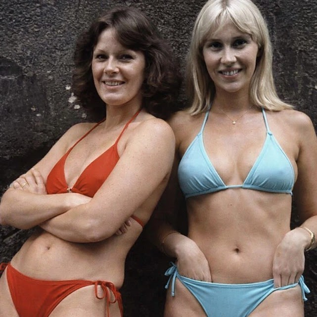 ABBA’S GIRLS AGNETHA FALTSKOG 8X10 CELEBRITY PHOTO PICTURE HOT SEXY H2848.