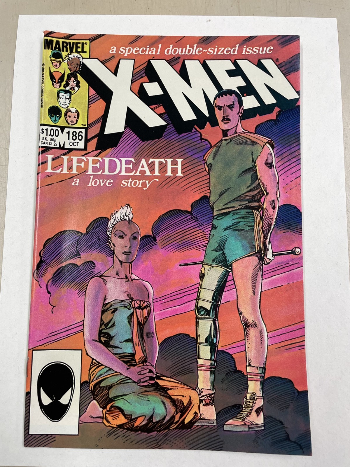 UNCANNY X-MEN 186 NEAR MINT UNREAD COPY 1984 MARVEL COMICS BARRY SMITH ART