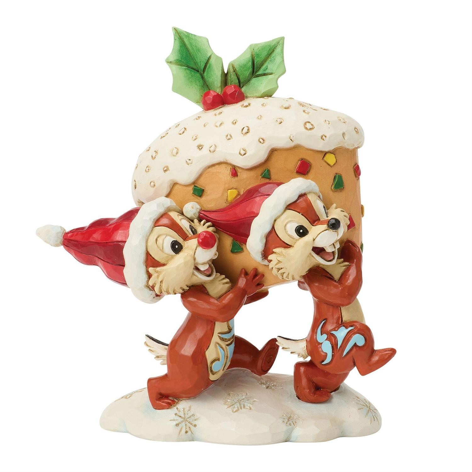 Disney Traditions Jim Shore 2024 Chip N Dale with Fruit Cake Figurine 6018718