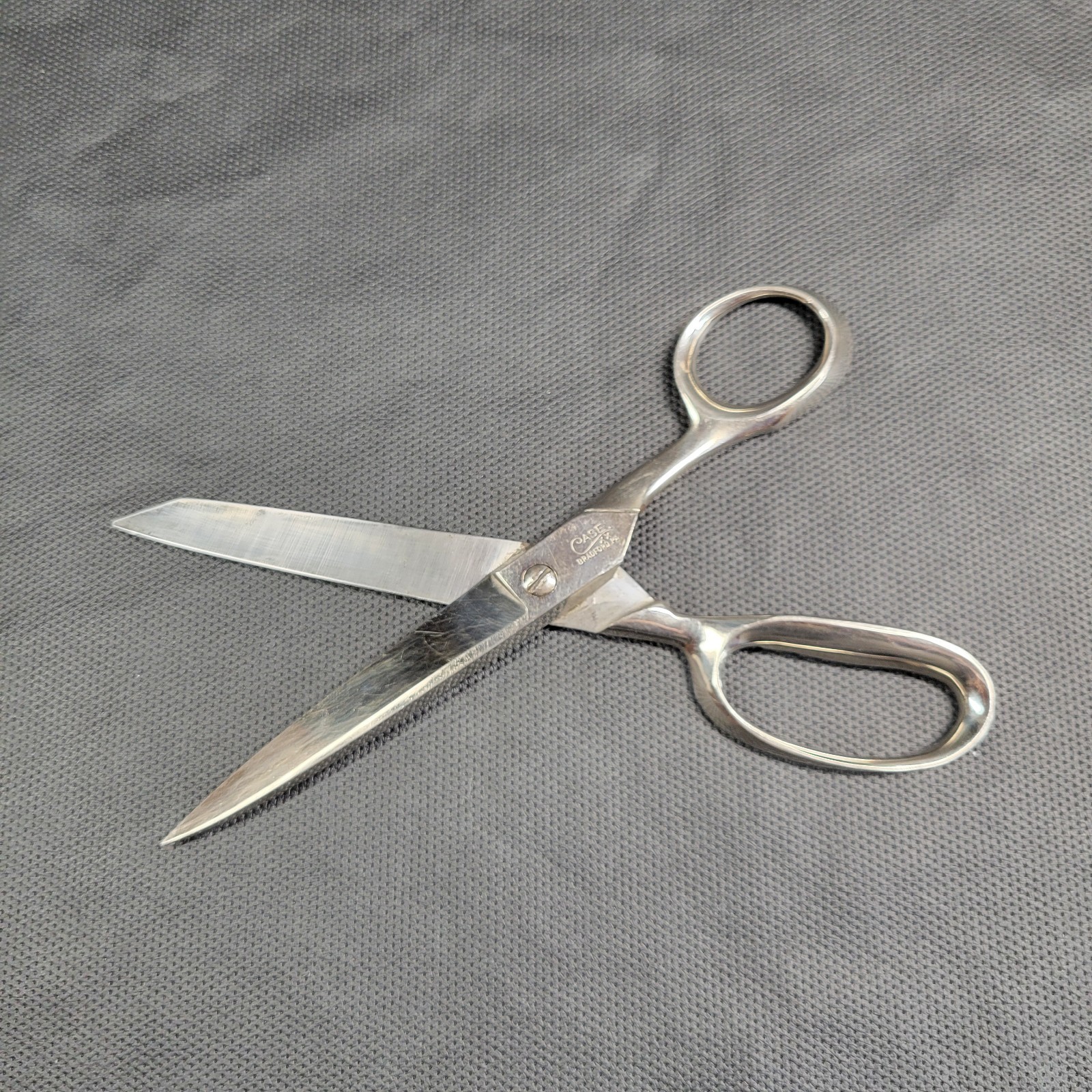 Vintage Case XX USA 8 inch Shears 8” Chrome Scissors Bradford PA Great Quality