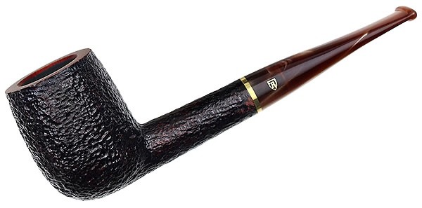 Savinelli Roma Lucite Rusticated Billiard (111 KS) 6mm Filter Pipe Acrylic Stem