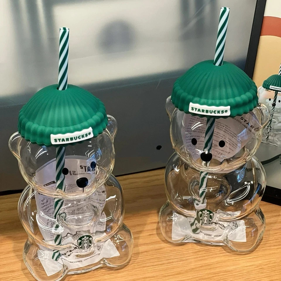 2025 Glass Starbucks Bearista Bear Cold Cup Limited Edition same day ships today
