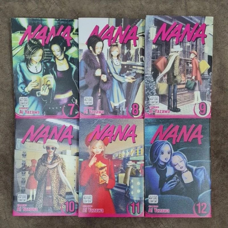 NANA Vol. 1-21Manga English Version Comic Book Series (LOOSE SET)