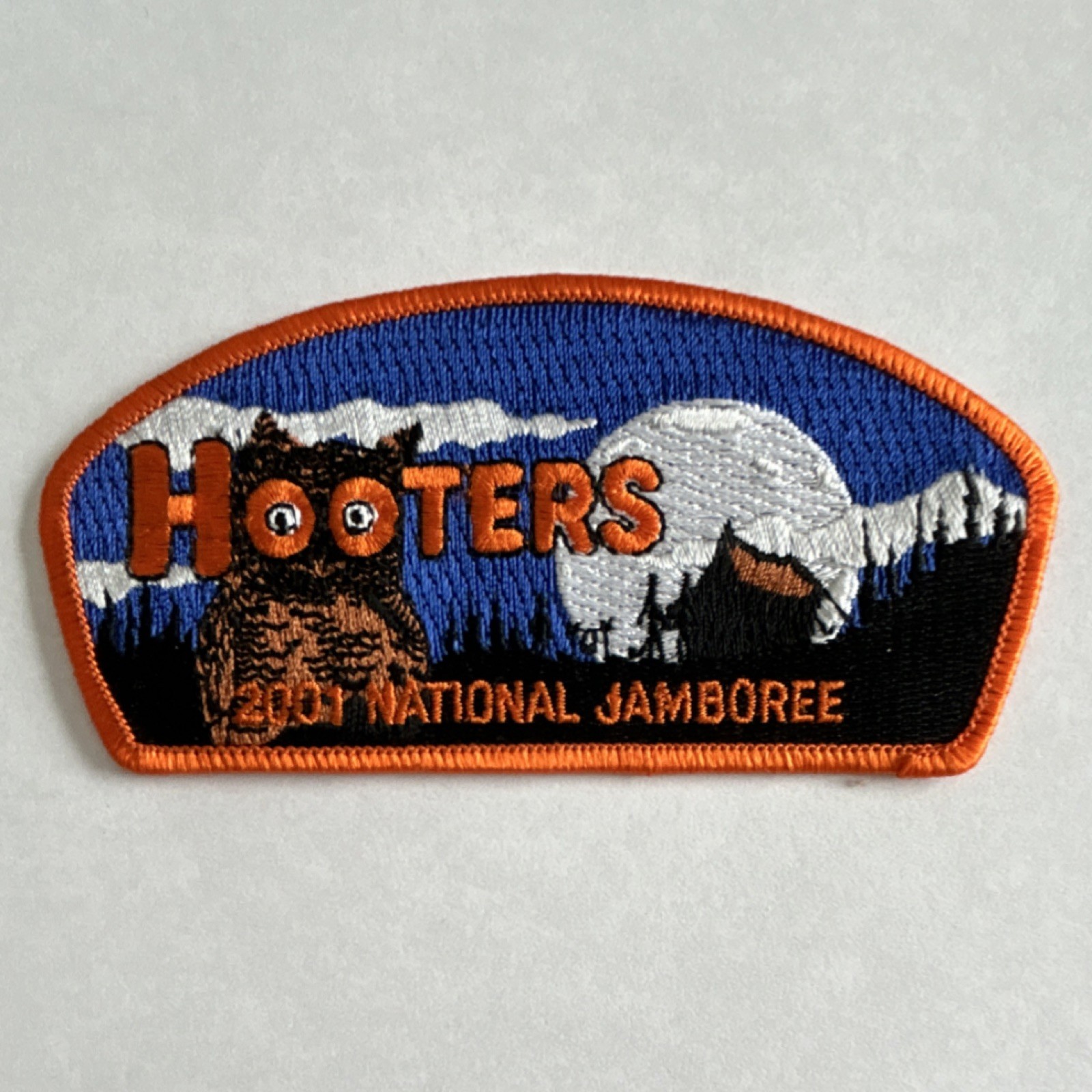 Hooters 2001 National Jamboree Boy Scouts Event Patch Single Unit Collectible