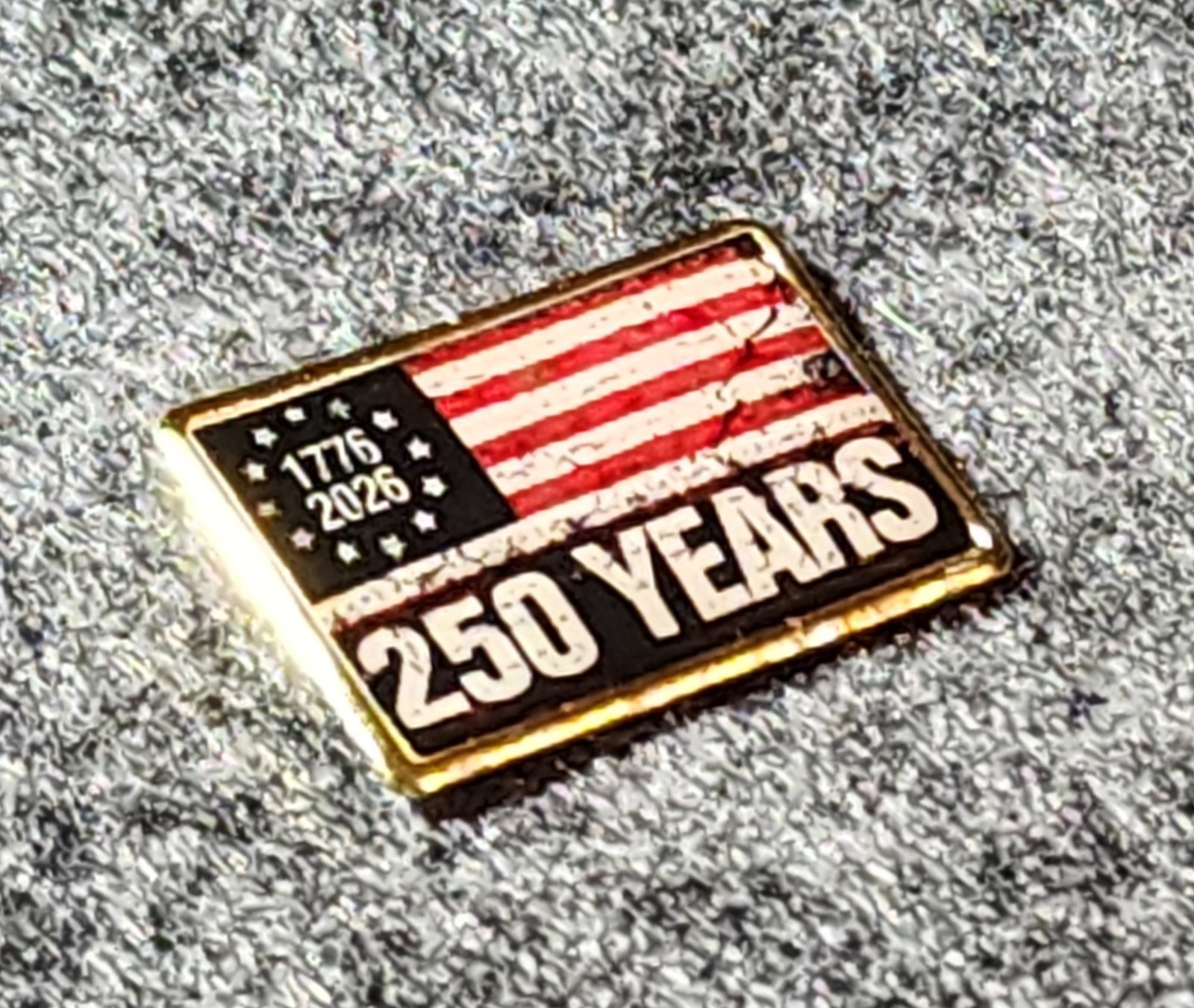 United States 250th Celebration Lapel Pin – Hat Pin – 1776 – USA – Patriot