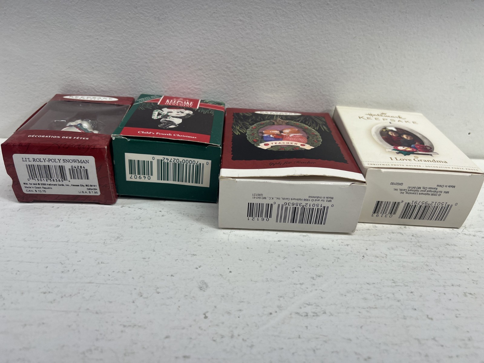 Hallmark Keepsake Ornament, Lot of 10 ornaments (1990-1999)