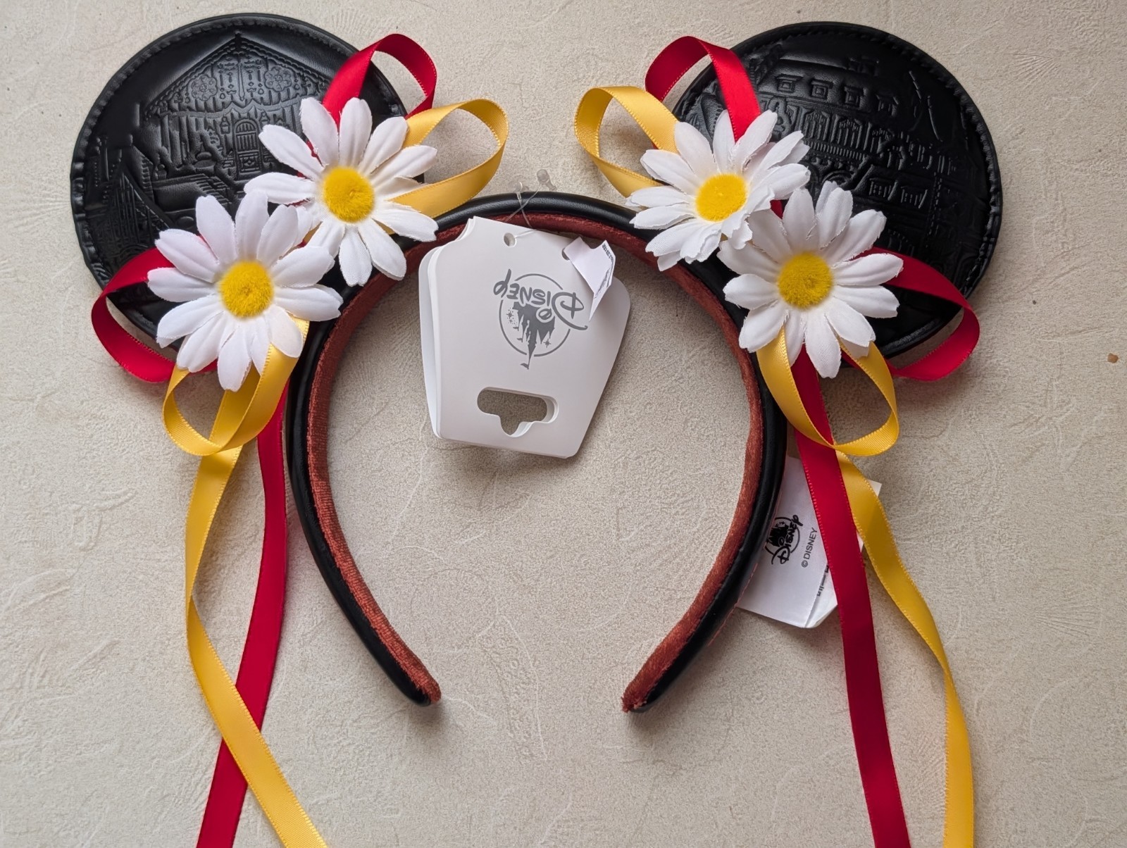 Disney Parks 2026 EPCOT Germany Flowers & Ribbons Minnie Ears Headband New