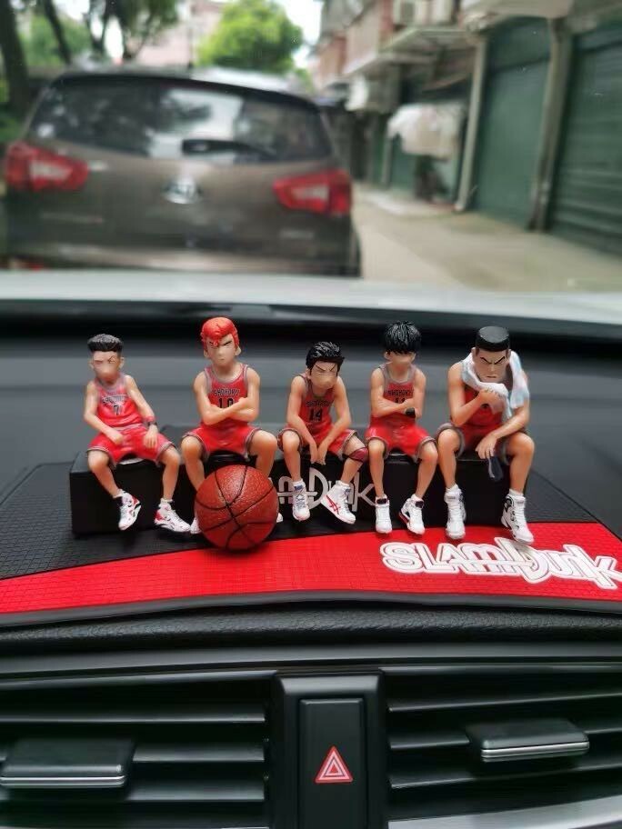 5Pcs Set SLAM DUNK SHOHOKU Basketball Team Figure US Seller
