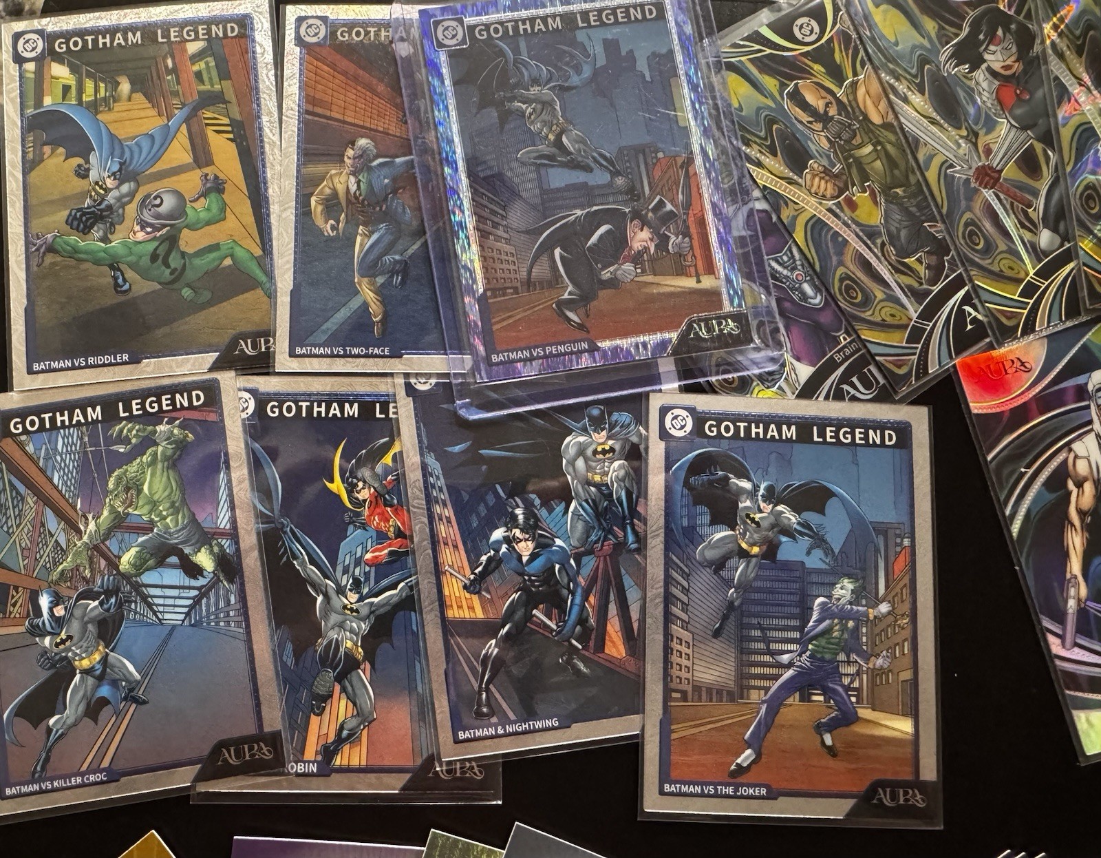 Lot Of DC Comic Trading cards (200+, 12 Serial Numbered) Some Duplicates In Base