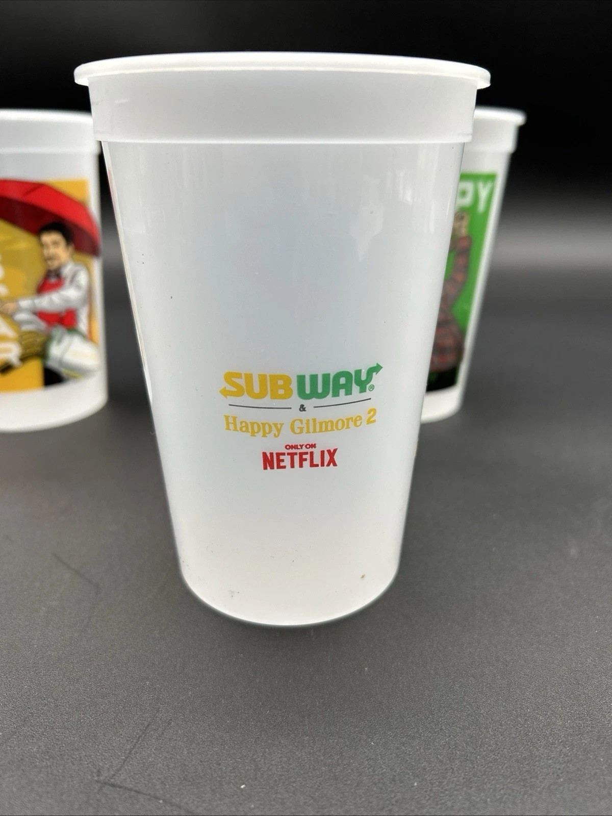 Authentic Happy Gilmore 2 Subway Collectible Cups – Set Of 4 – NEW – Free Ship