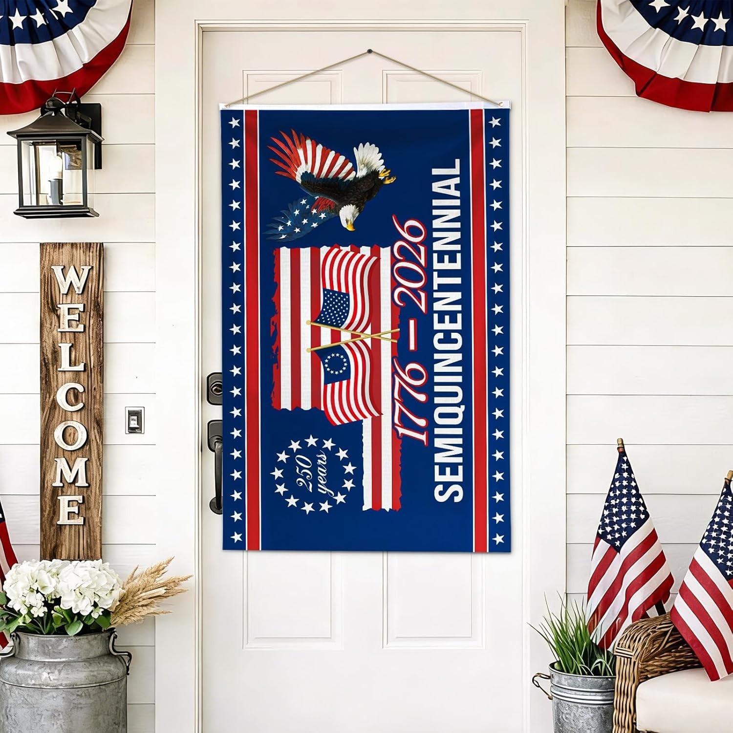Double-Sided 3×5 Ft. American Flag – Perfect for 4th of July Celebrations
