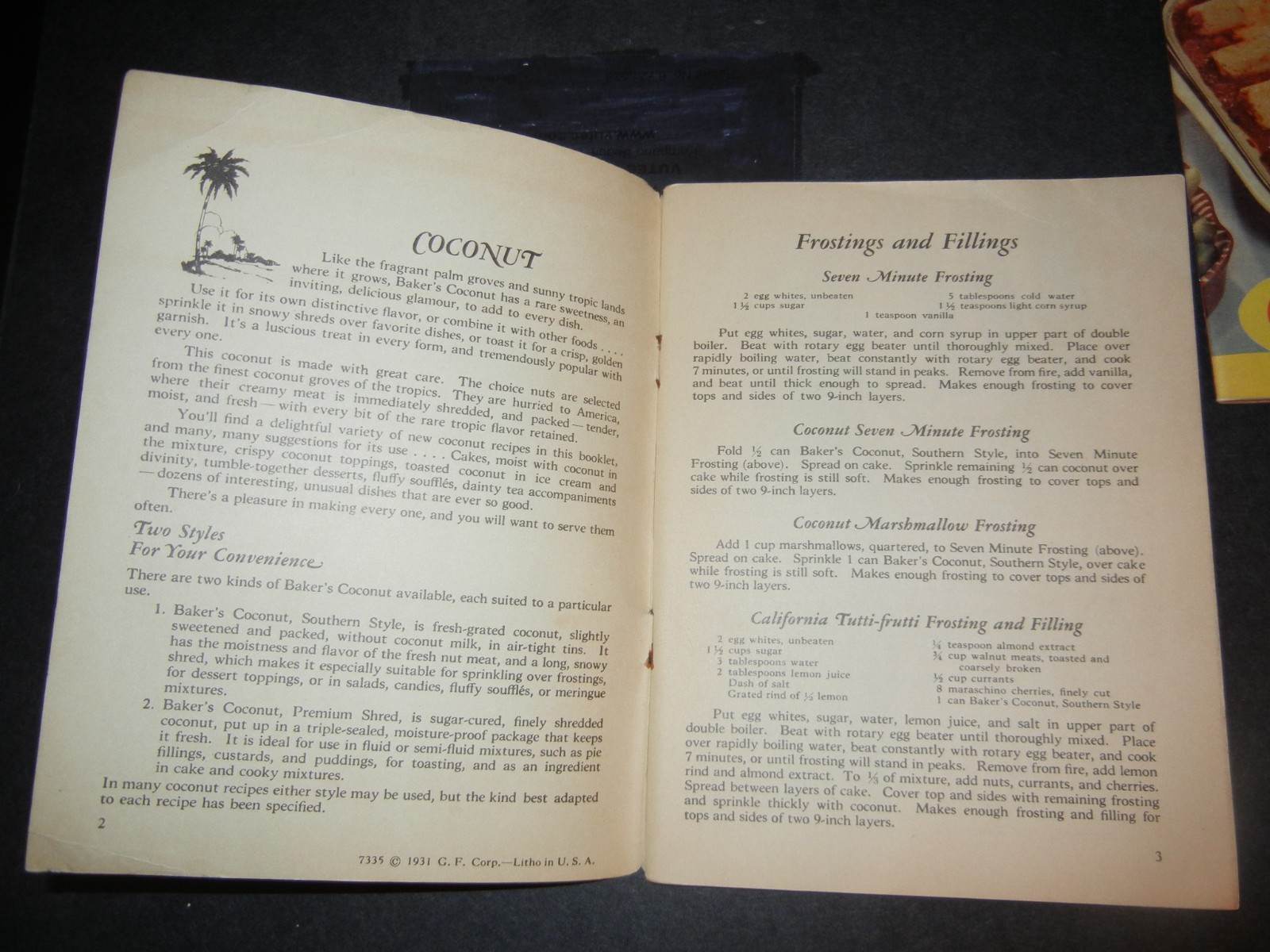 6 VINTAGE 1930’S-1950’S ADVERTISING BRANDED COOK BOOKS RECIPE BOOKS