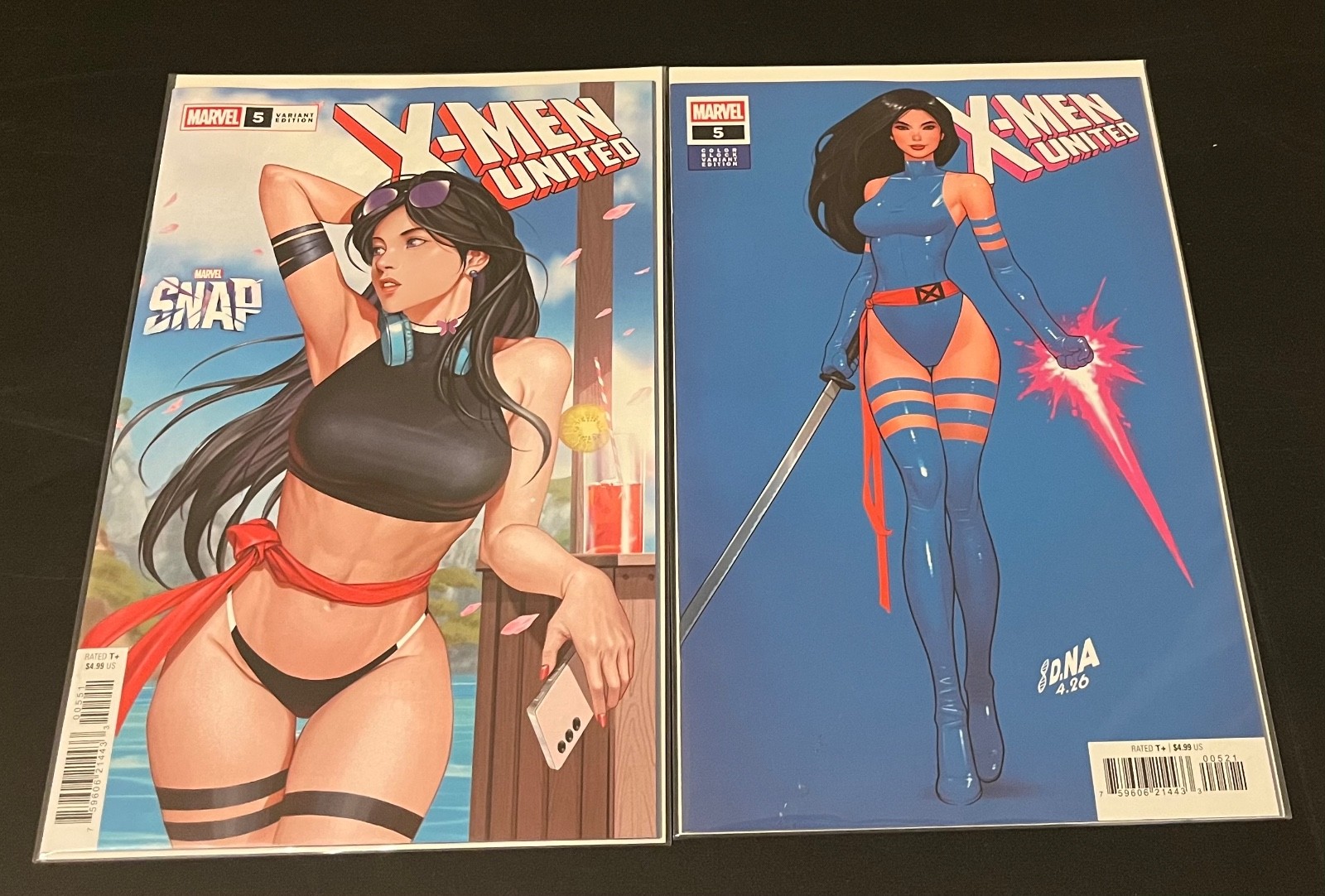 X-MEN UNITED #5 – (2) Comic Variant Lot (Lee + Nakayama) *LOW PRICE* *LOW SHIP*