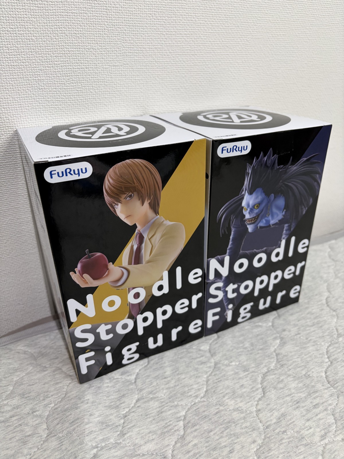 DEATH NOTE Noodle Stopper Figure Yagami Light Ryuk FuRyu Anime Statue Set of 2