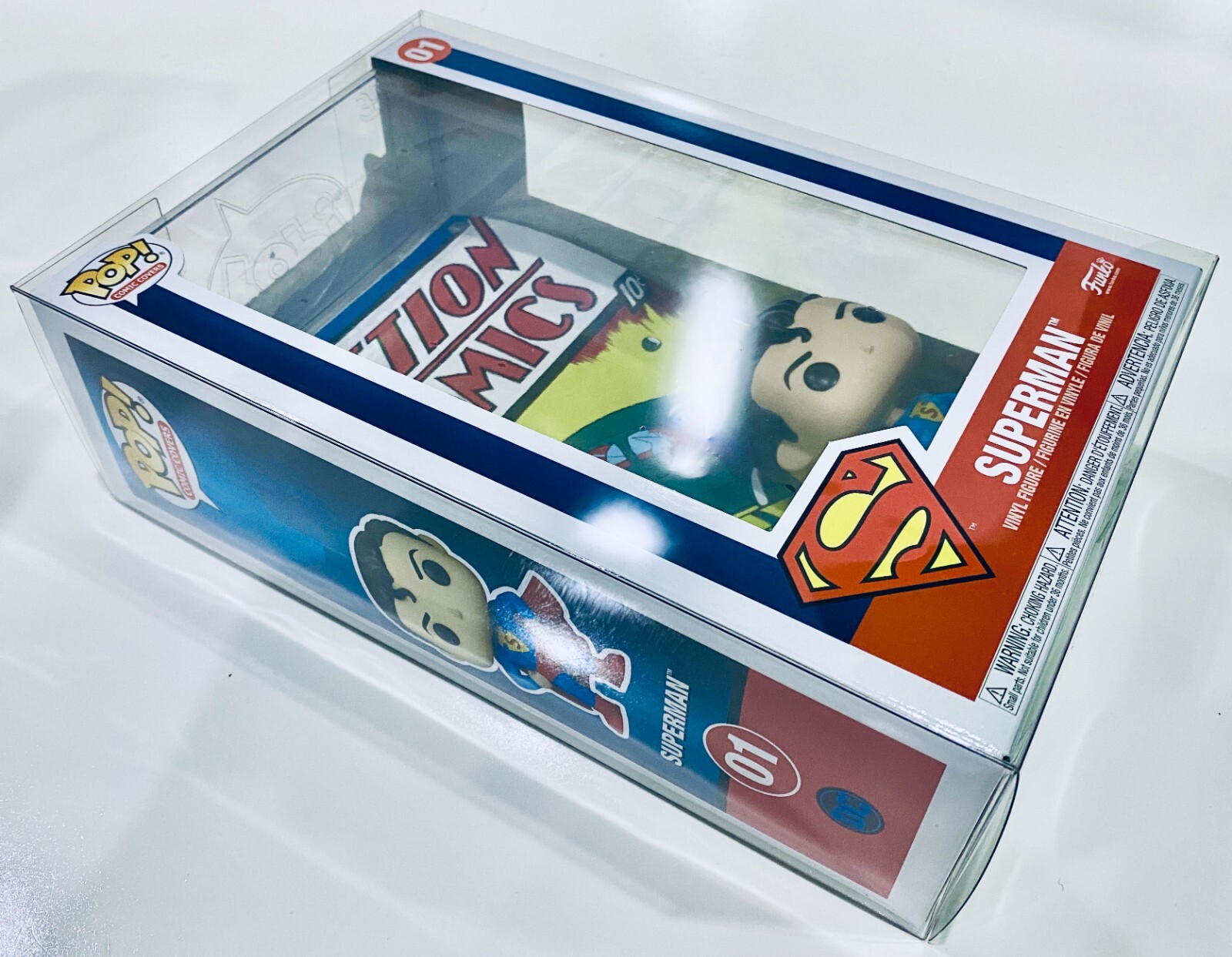 1 Box Protector For Some (NOT ALL) Funko Pop! COMIC COVERS ACTION COMICS READ!!