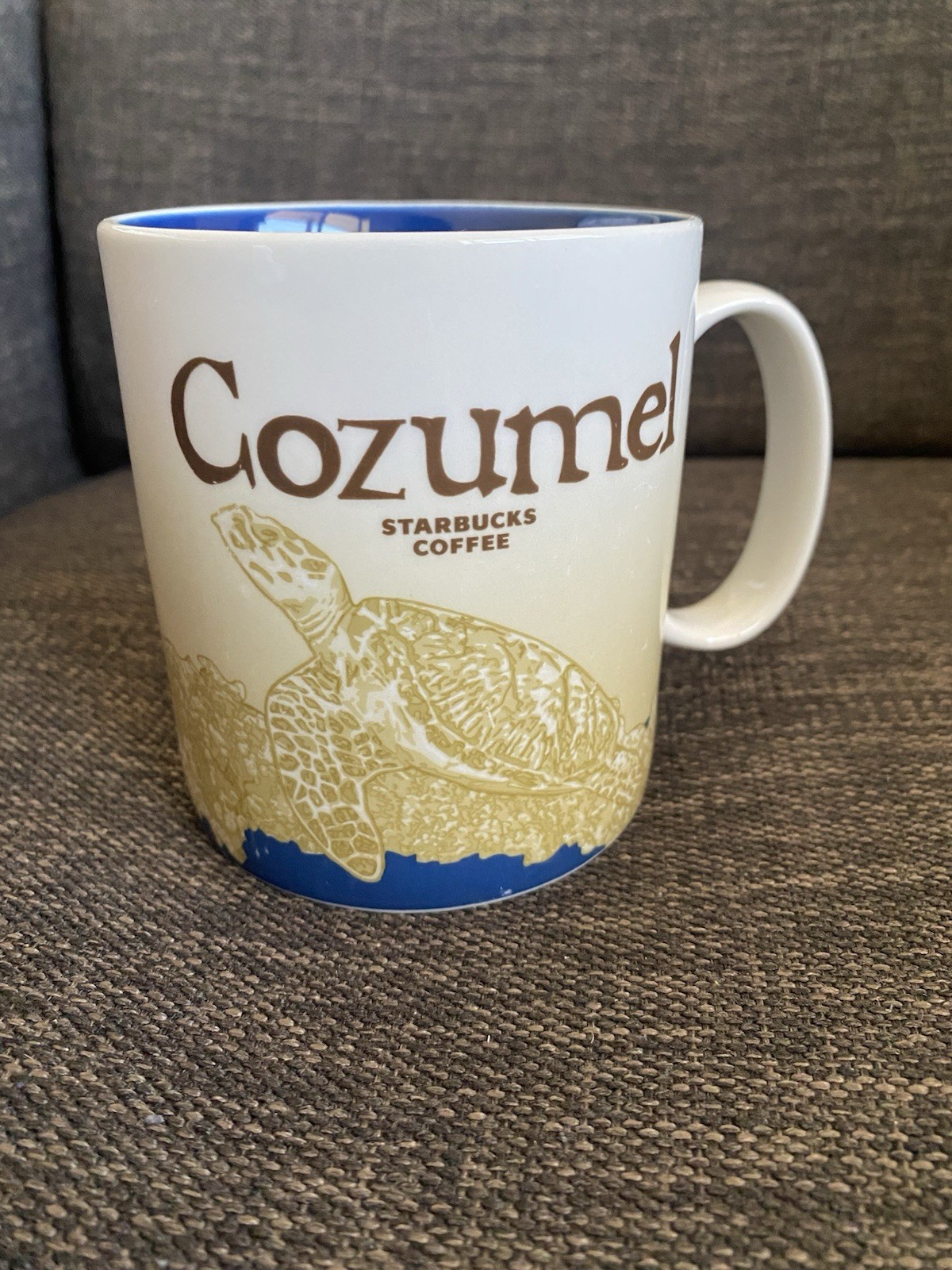 Starbucks Cozumel Coffee Mug 16 Oz Global Icon Series Sea turtle