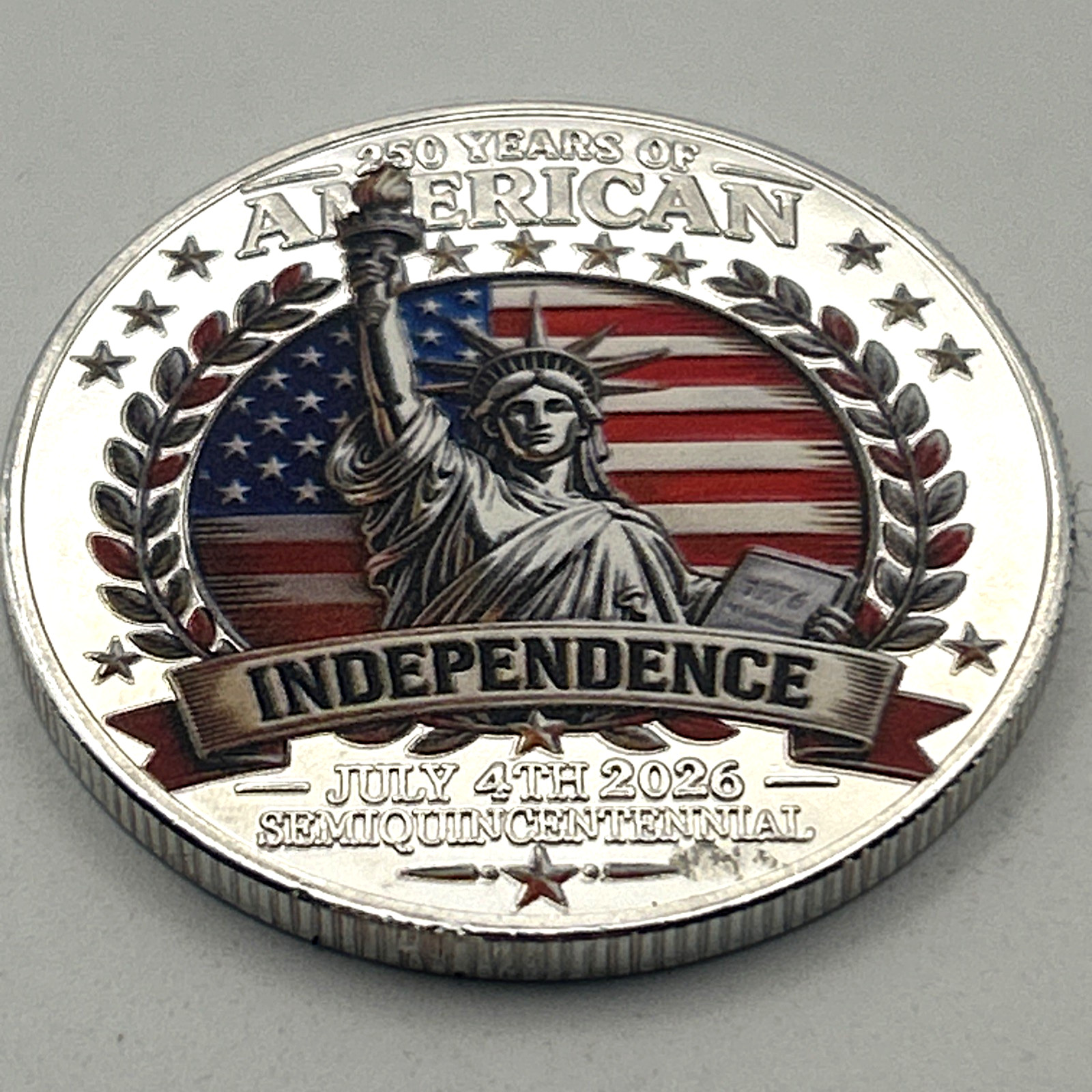 *United States 250th Anniversary* ENRAVED Commemorative Coin Medal