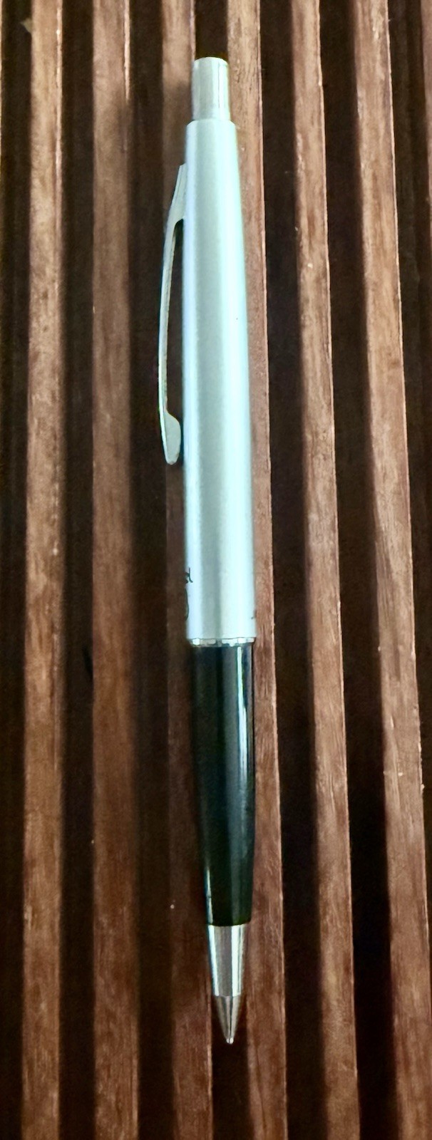 Vintage Pentel 3 Mechanical Pencil Black & Silver Made In Japan 0.3mm Lead NM