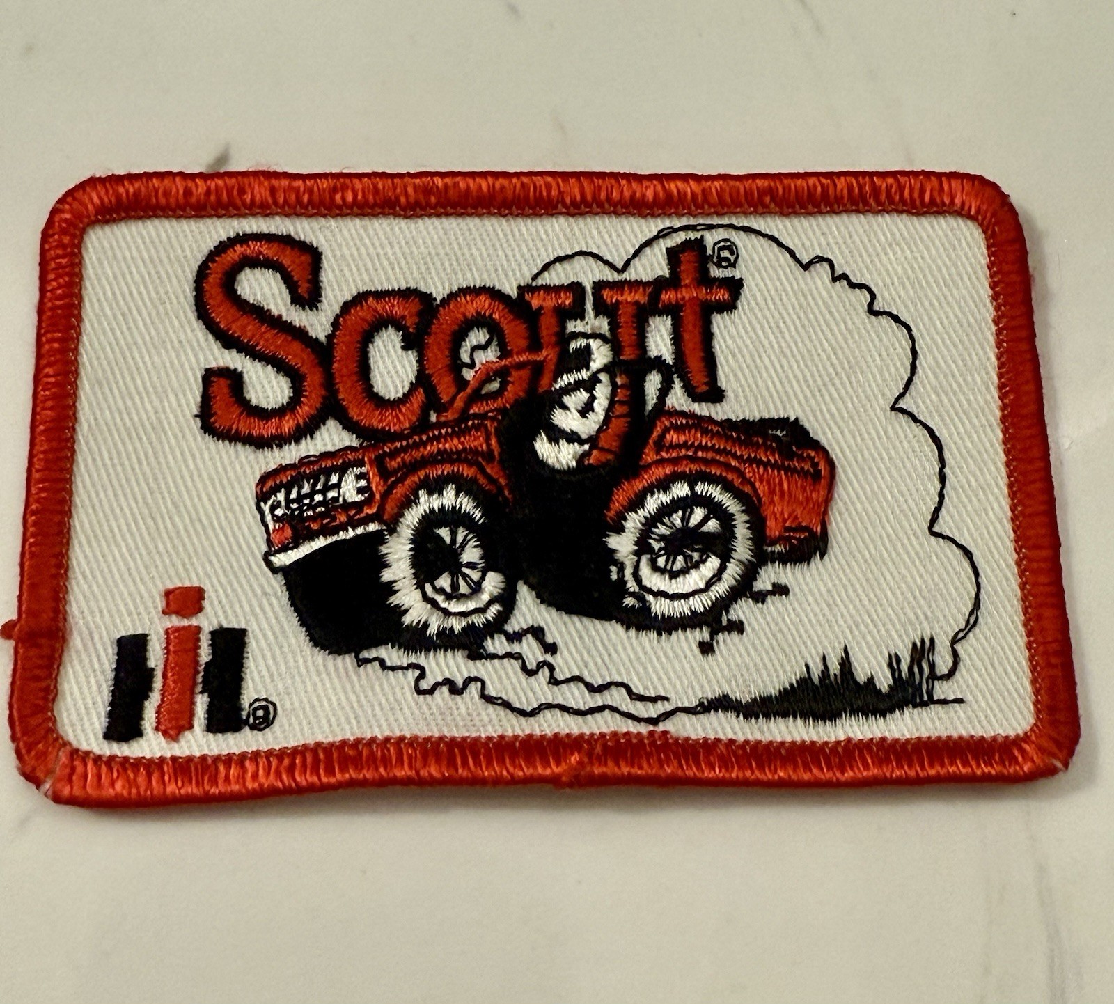 Vintage IH International Scout Embroidered Coat Or Hat Patch