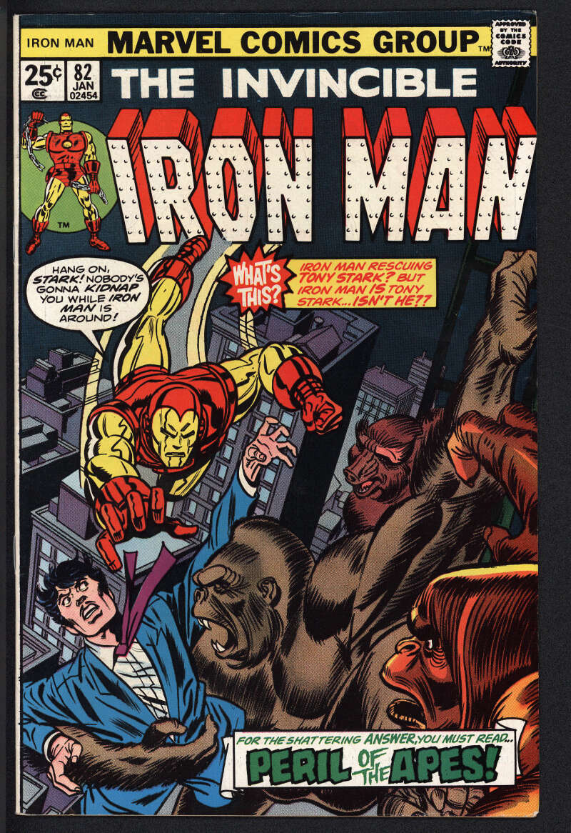IRON MAN #82 8.5 // GIL KANE & FRANK GIACOIA COVER MARVEL COMICS 1976