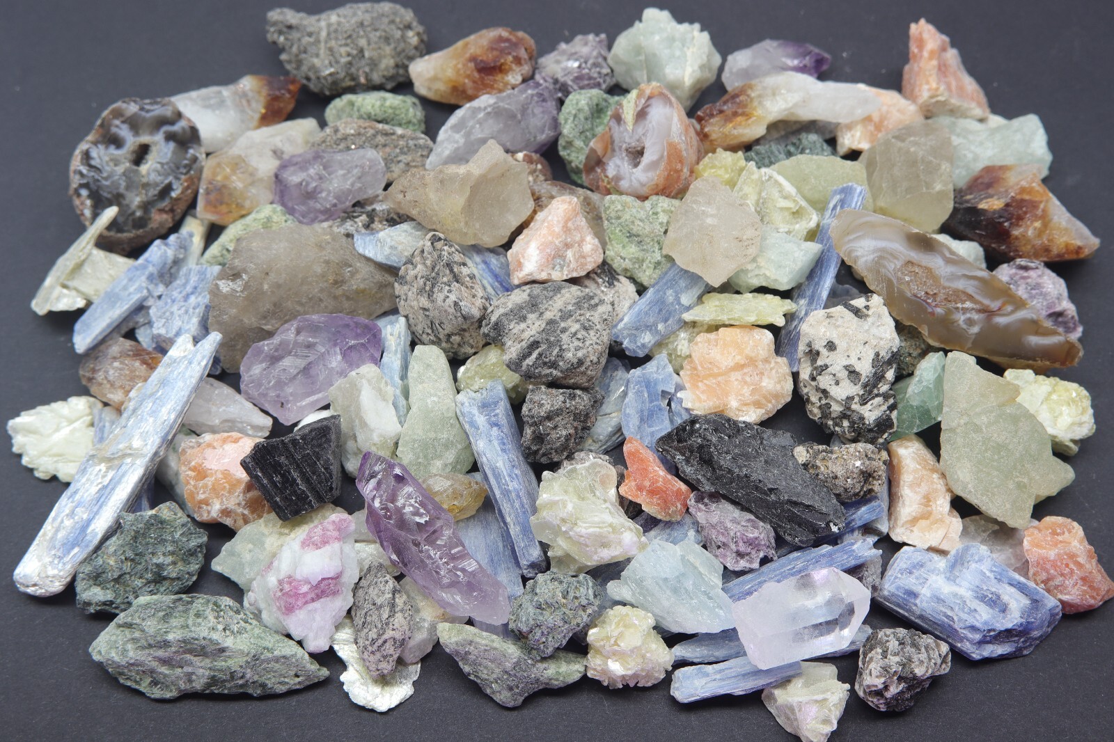 Crafters Brazil Mix 1 Lb Natural Crystals Mineral Specimens Mixed Gemstones