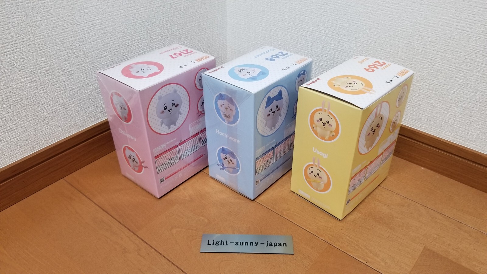 Nendoroid Chiikawa Hachiware Usagi Set of 3 Figure Good Smile Company Used Japan