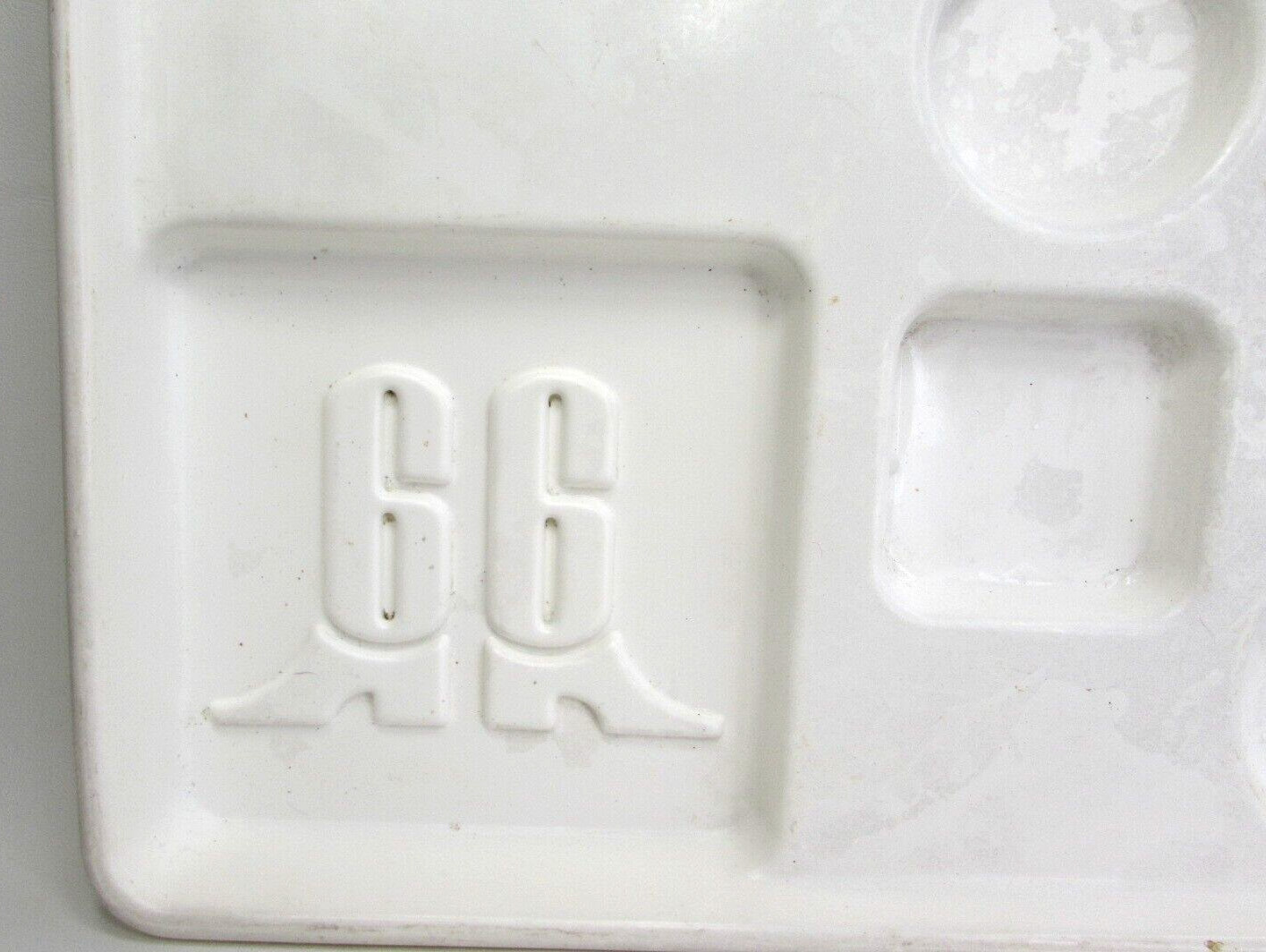 Vintage 1951 Phillips 66 Marlex Molded Lunch Meal Tray Polyethylene HDPE A