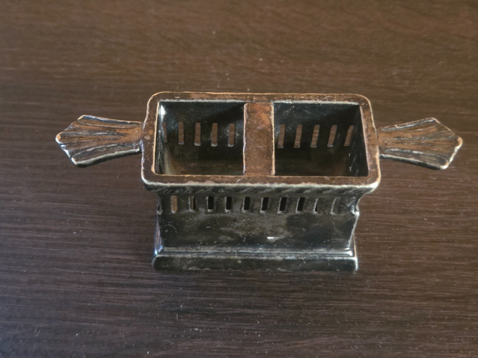 Vintage International Silver Co. Divided Table Caddy Toothpick Holder