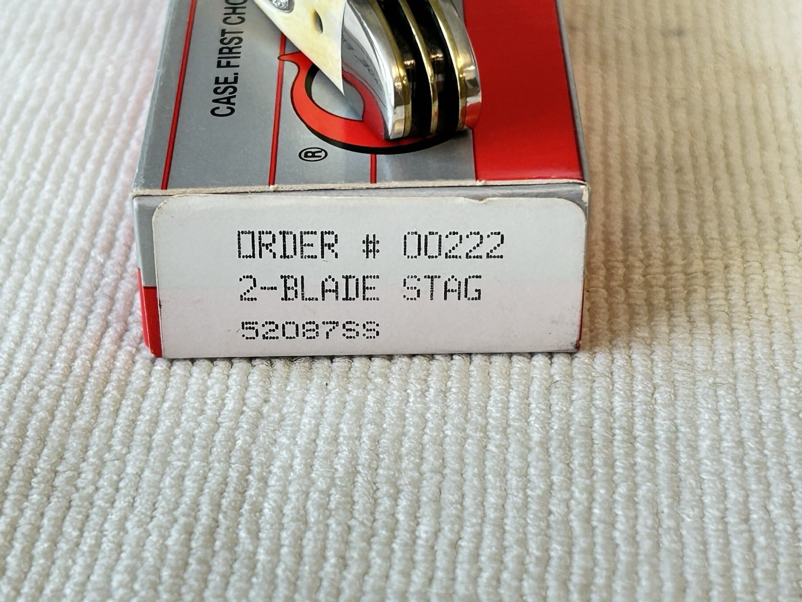 CASE XX 52087SS MEDIUM JACK 1988. NEVER USED.