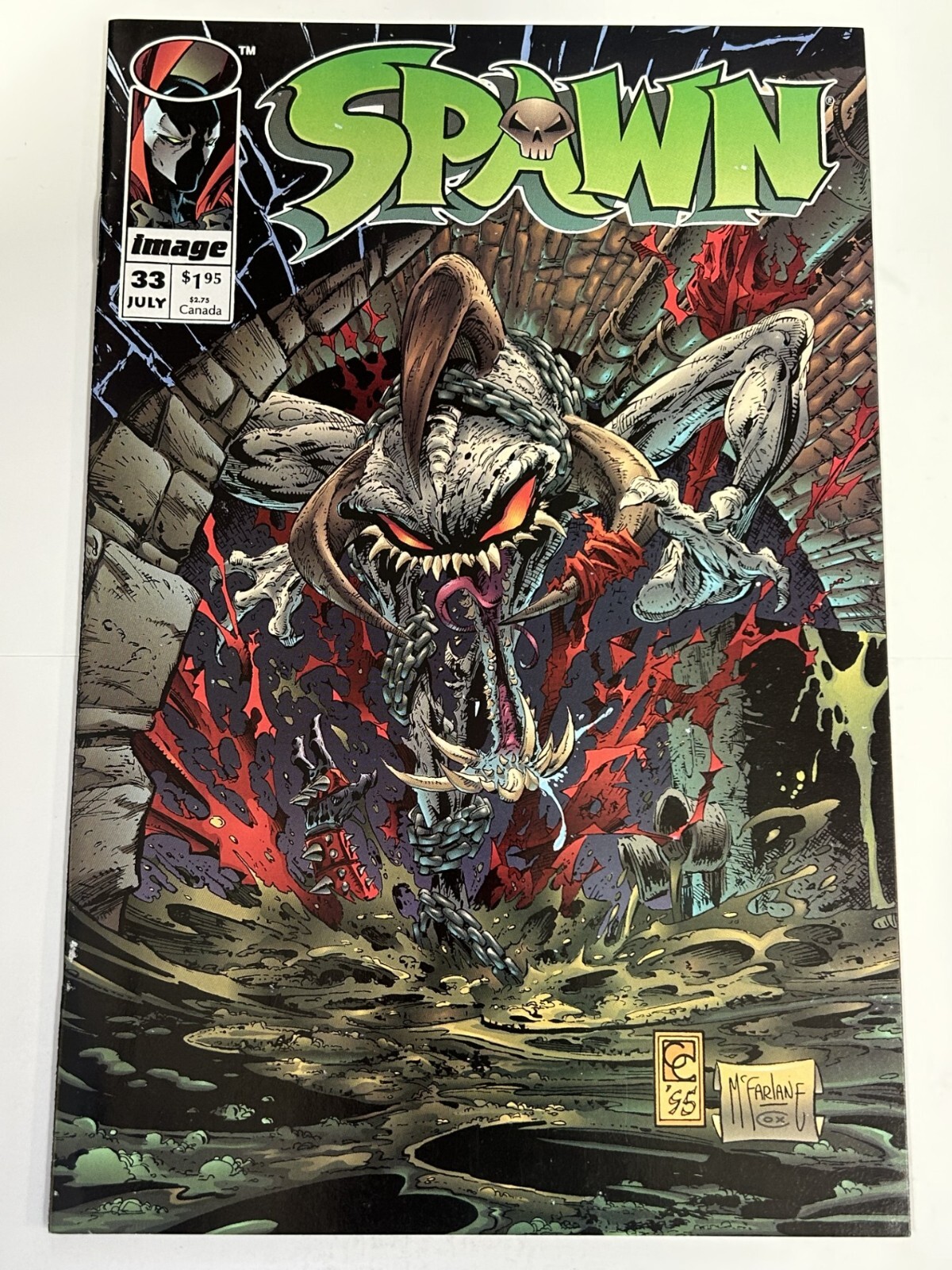 SPAWN #33 NEAR MINT 1995 TODD MCFARLANE IMAGE COMICS b-346