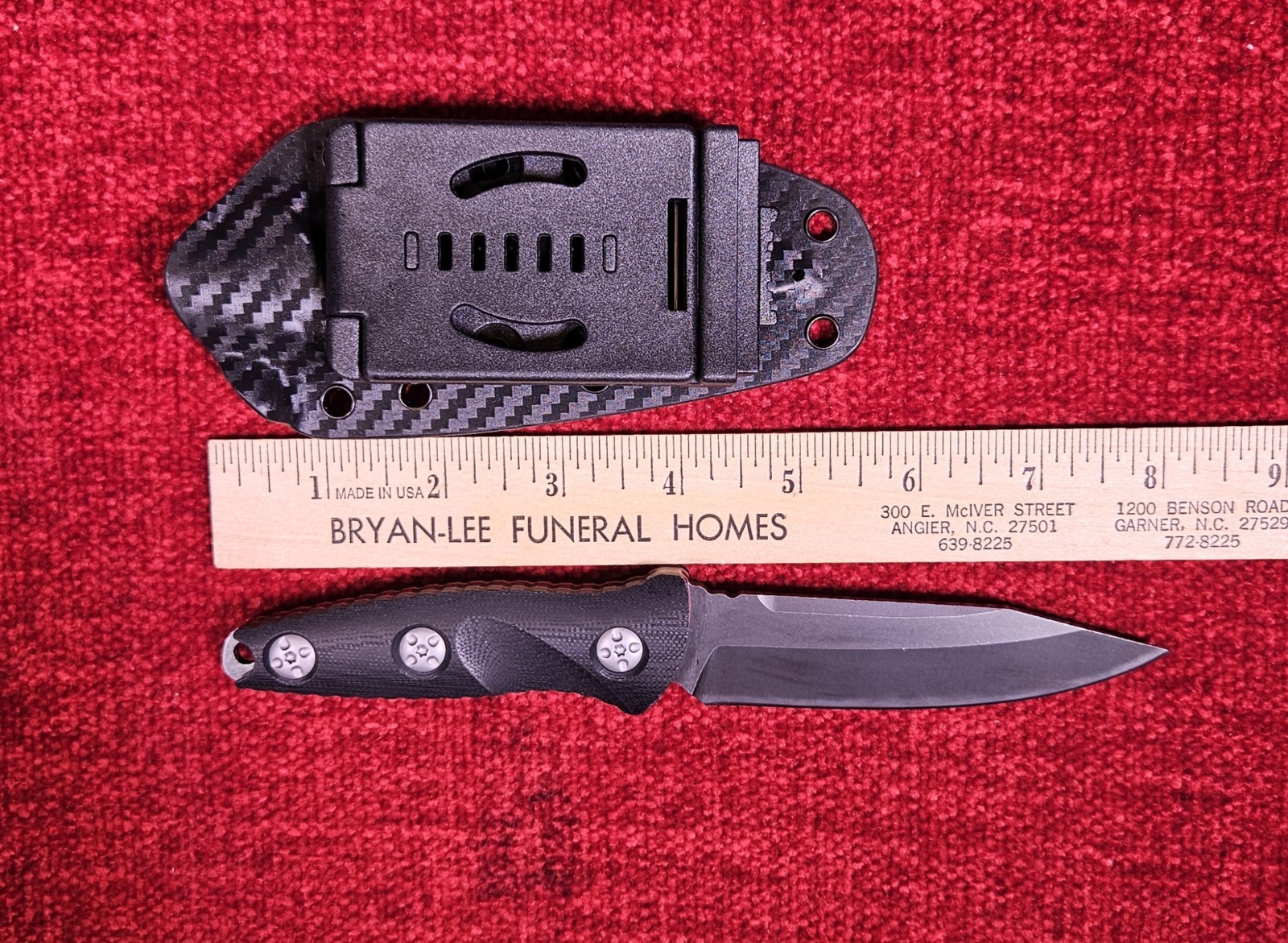 MicroTech Arbiter Full Tang Fixed Blade Knife M390 Drop Point Blade W/Sheath New