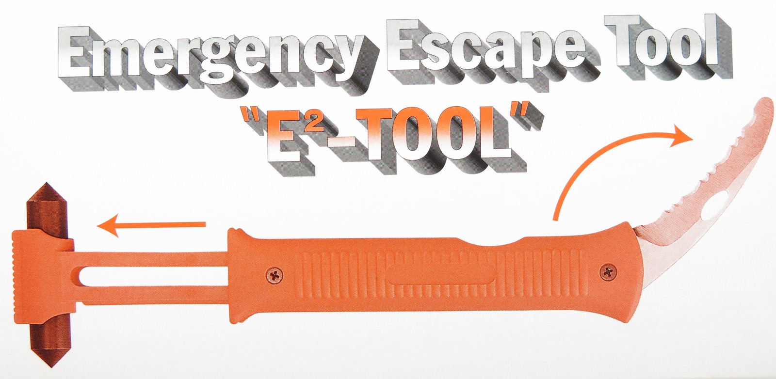Imai Japan Emergency Escape Rescue Hammer Tool Glass Breaker Seat Belt Knife