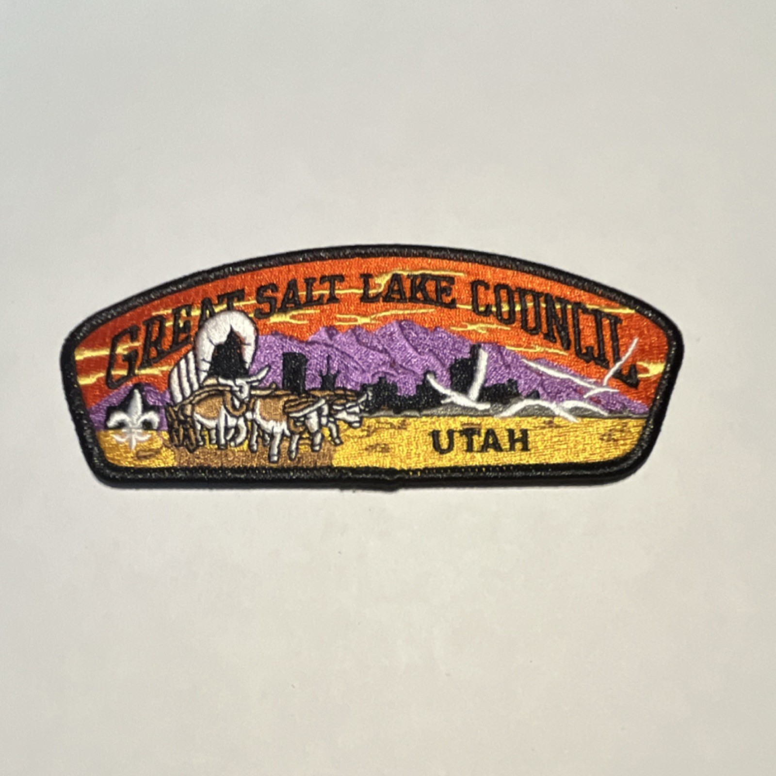 Boy Scouts Great Salt Lake Council Utah Shoulder Patch – Single Unit