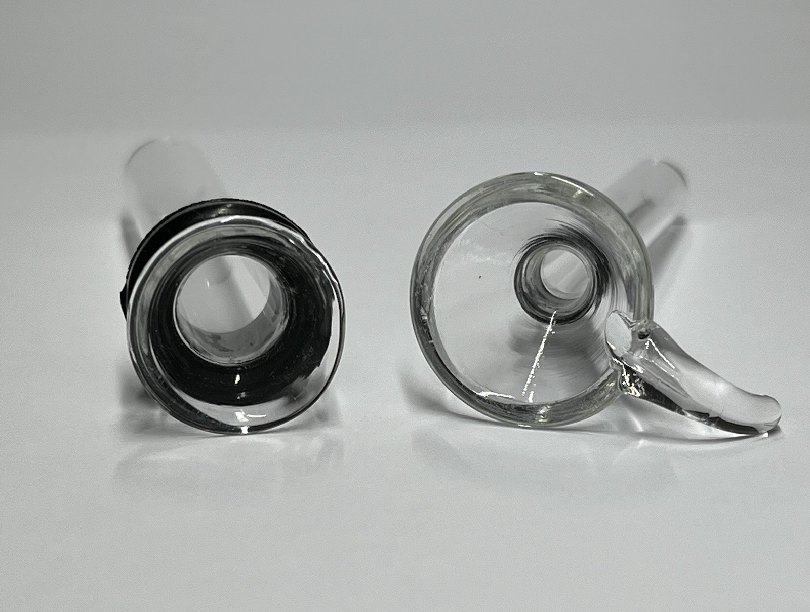 3″ Glass Downstem & Slider Bowl Set With Grommet, O-Ring For Tobacco Water Pipes