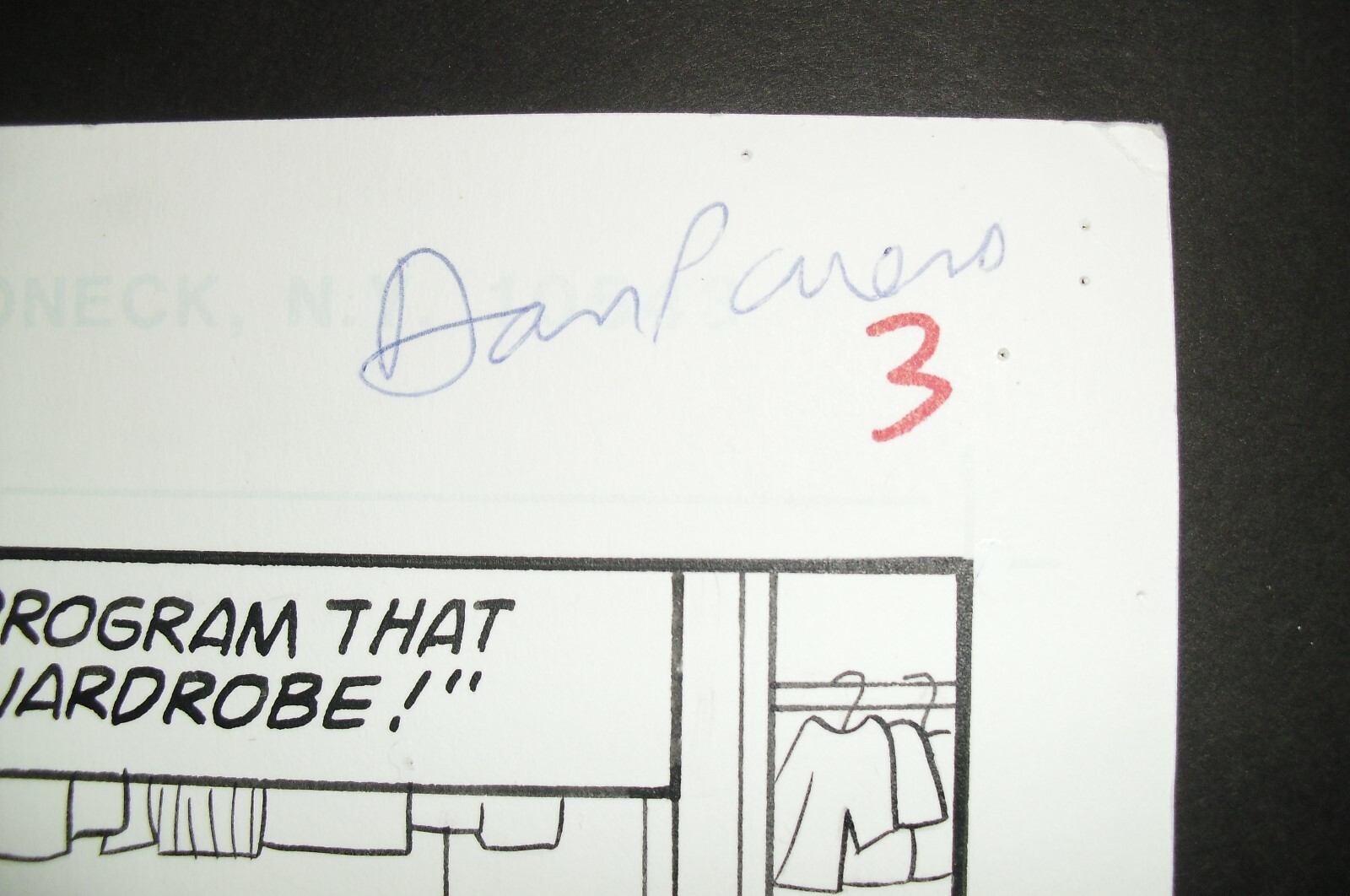 Original Comic Art VERONICA #88, pg #3 by DAN PARENT signed