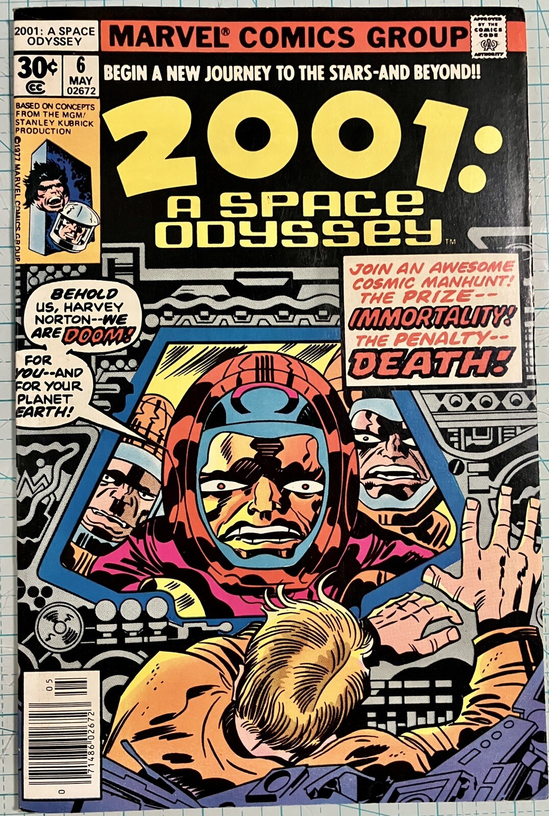 2001: A Space Odyssey #6 NM Jack Kirby Cover 1977 Marvel Comics