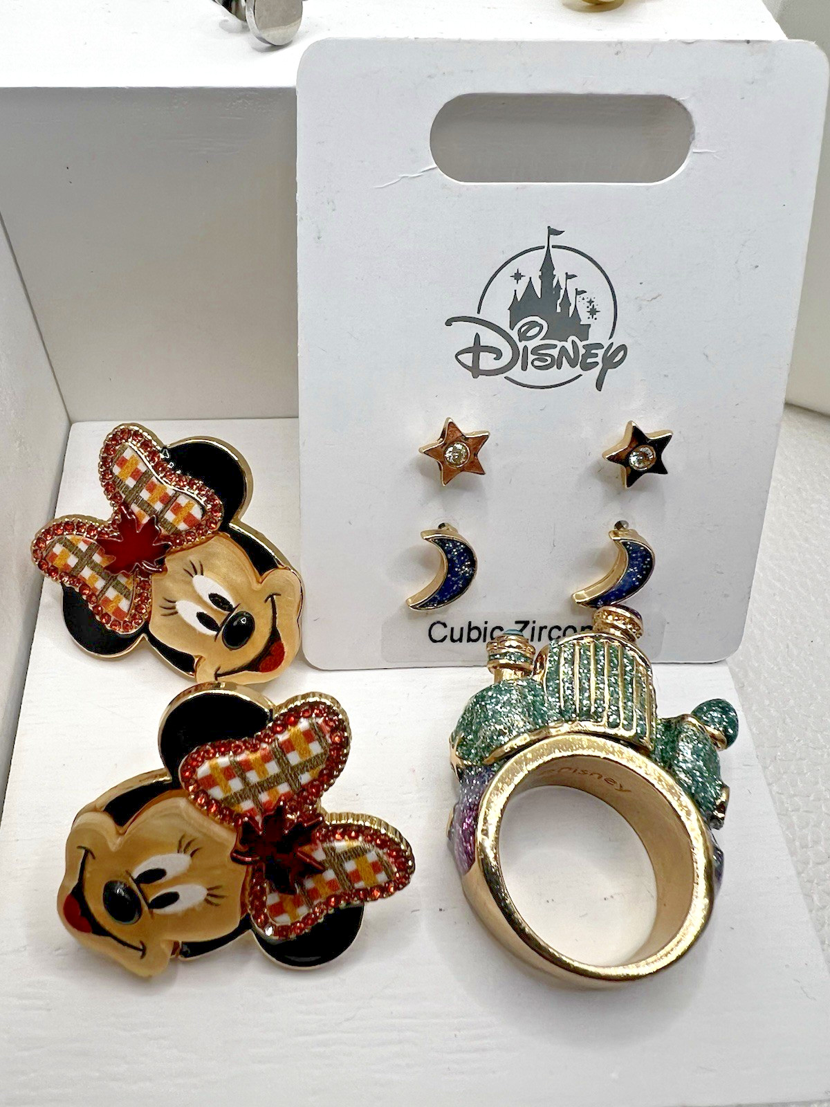 Lot Of Disney Branded Jewelry, Incl Baublebar. Necklaces, Earrings, Rings, Charm