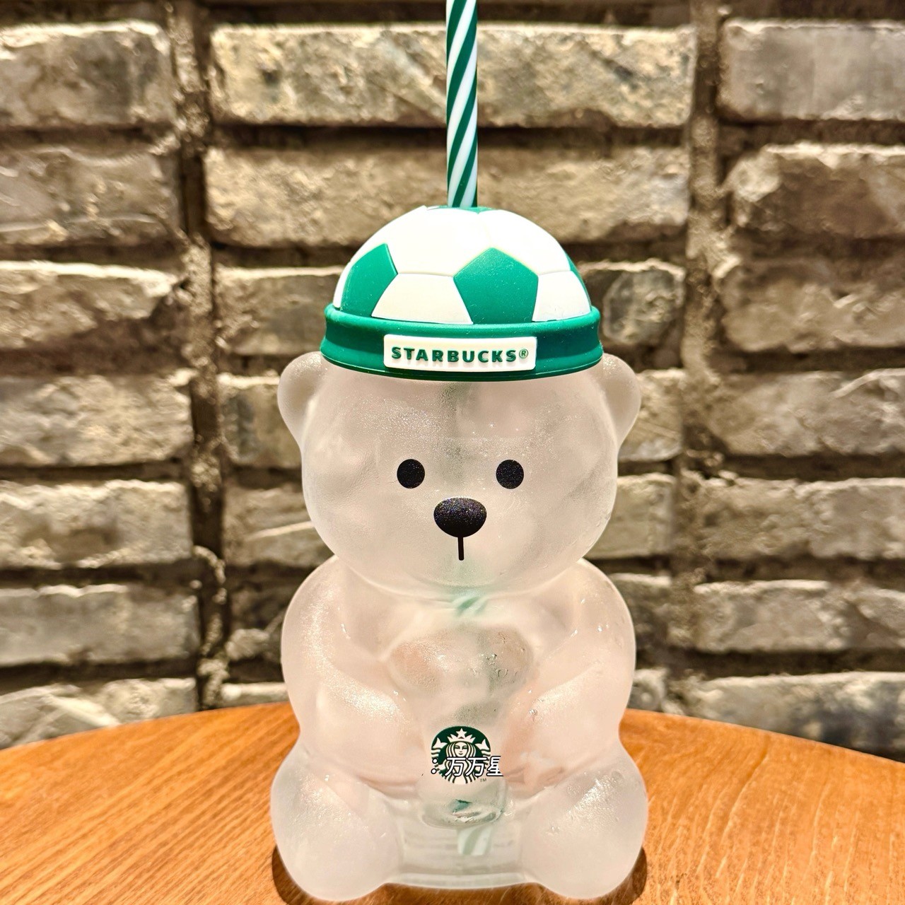 Starbucks Jeju Limited Edition World Cup Football Strawberry Bearista Bear CupUS