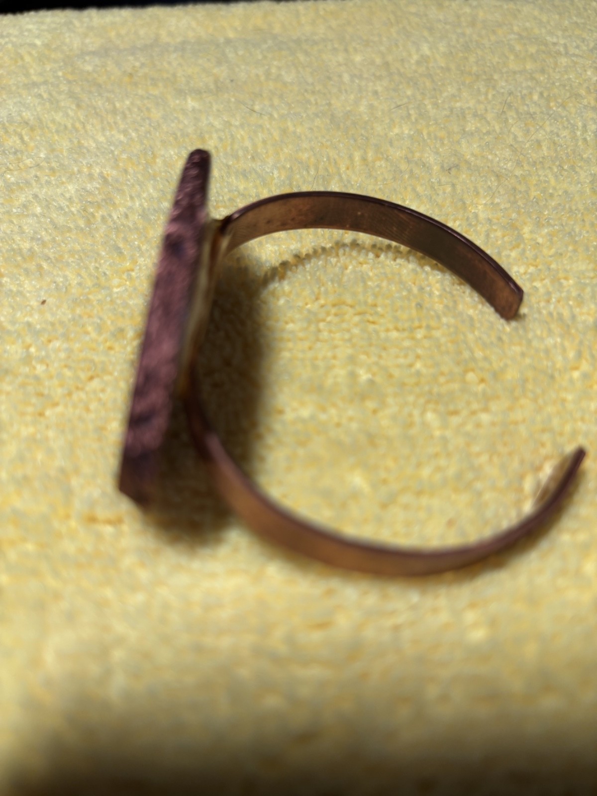 copper bracelt with agate